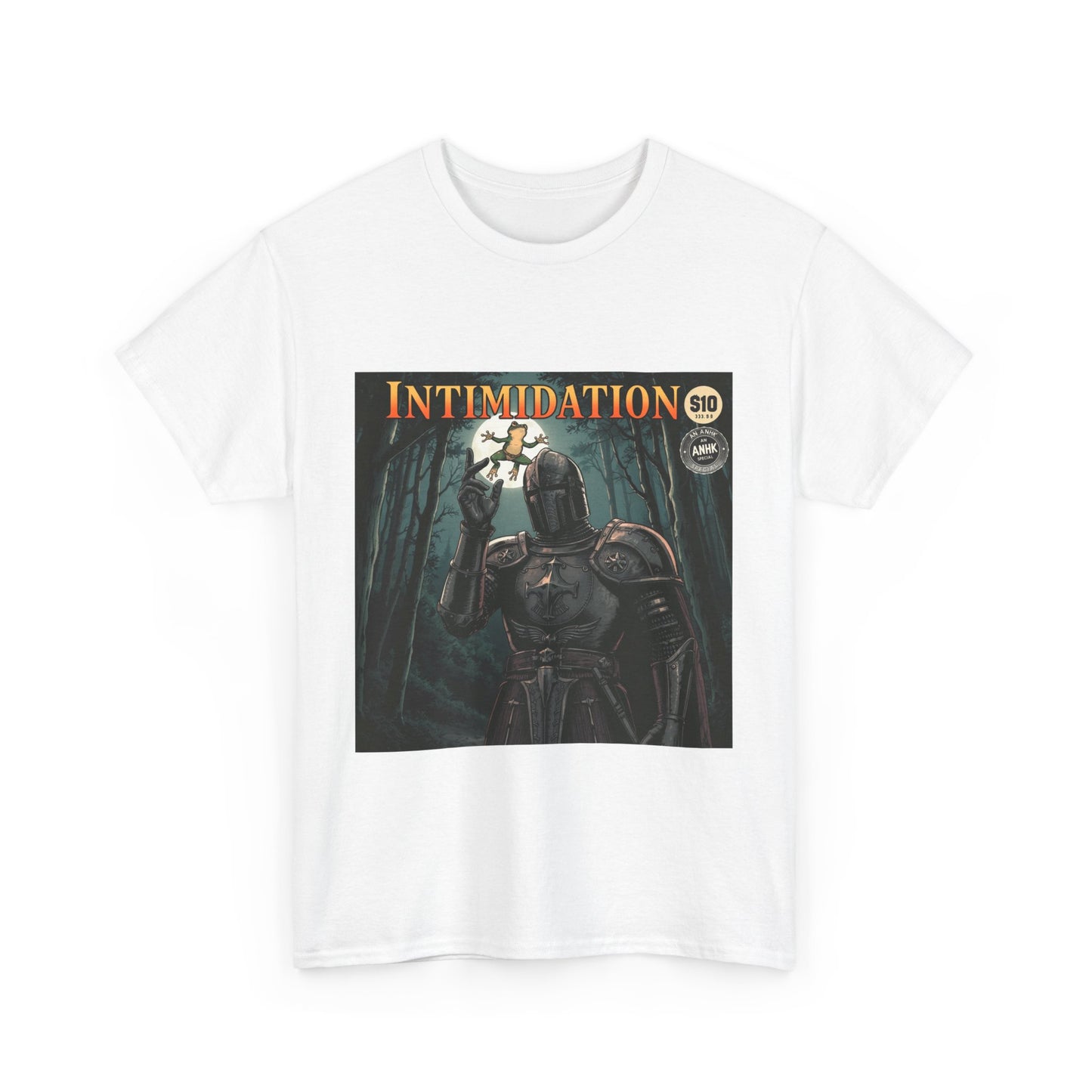 Vintage Comic Cover Intimidation Unisex Heavy Cotton Tee