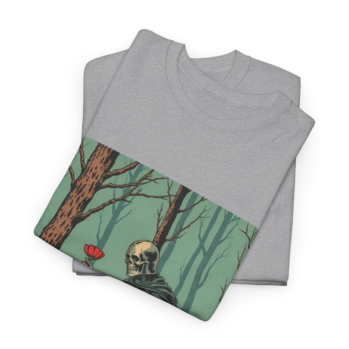Skeleton in the Woods Unisex Heavy Cotton T-Shirt