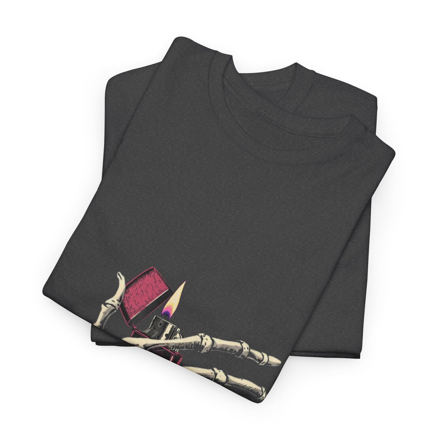 Skelly Goth Lighter Heavy Cotton Tee