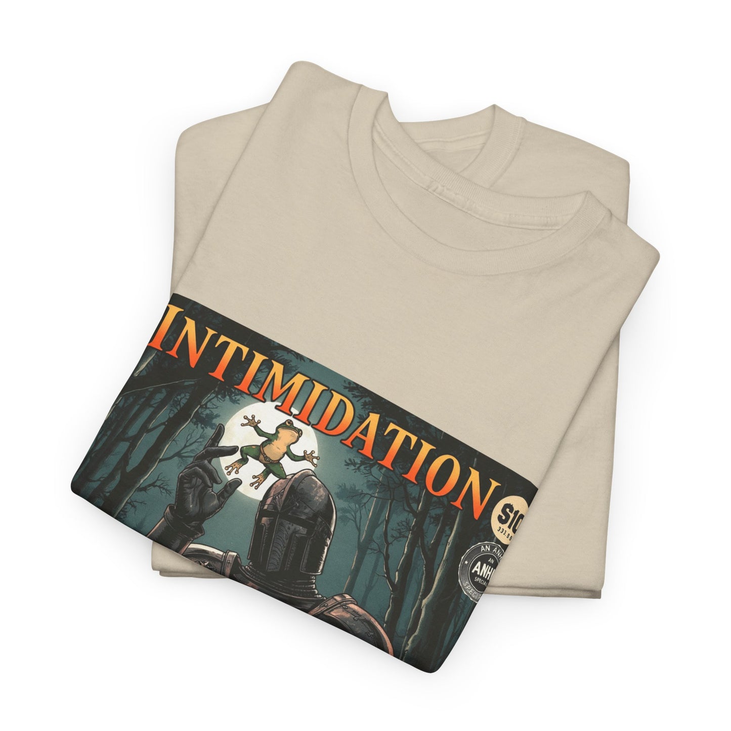 Vintage Comic Cover Intimidation Unisex Heavy Cotton Tee