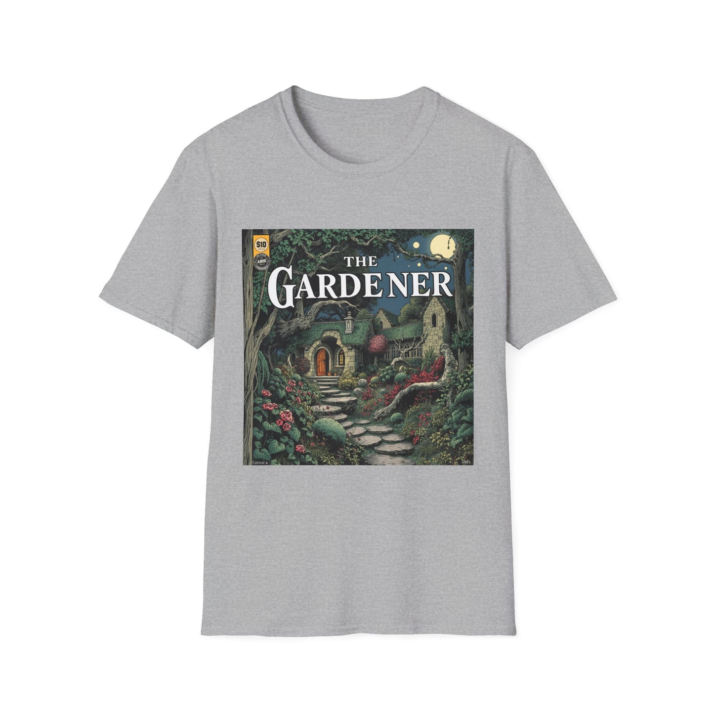 Vintage Comic Cover 'The Gardener' Unisex Softstyle T-Shirt