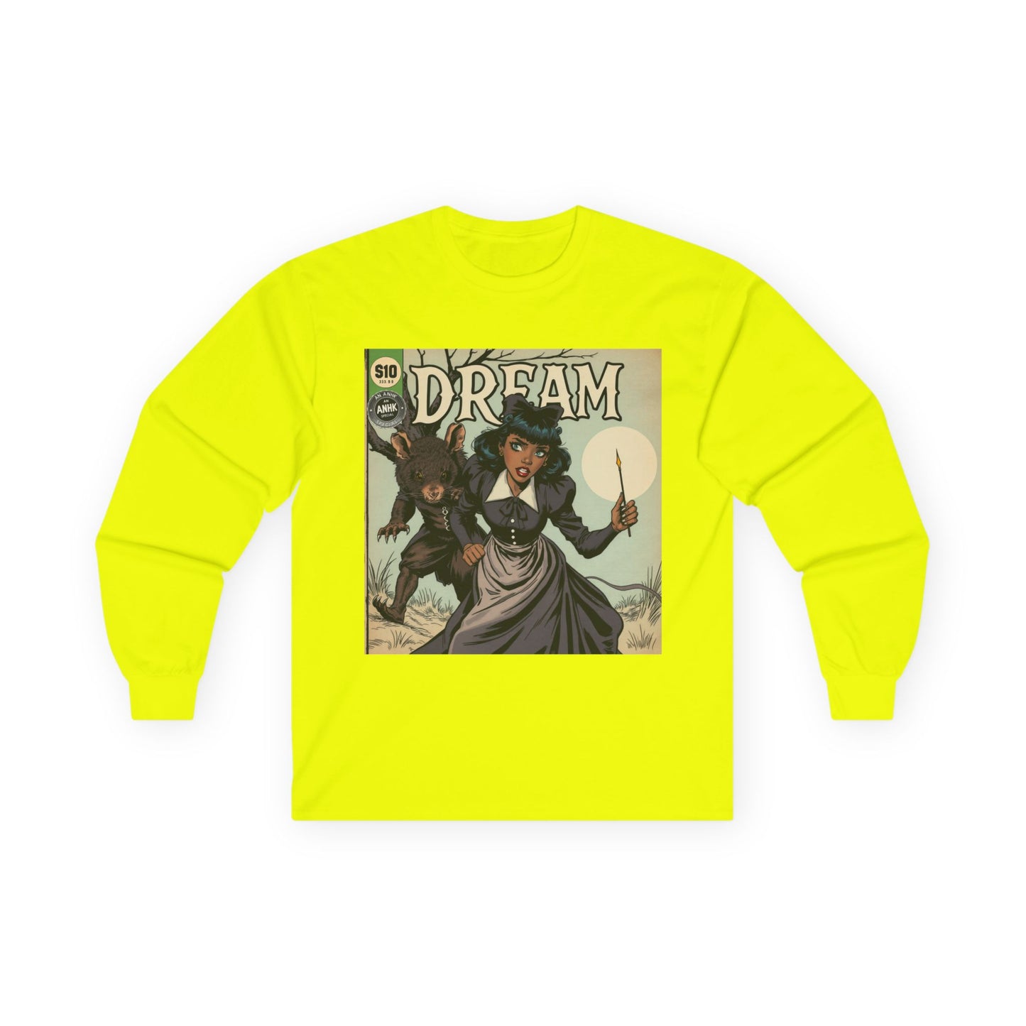 Vintage Comic Cover Dreamy Wonderland Unisex Long Sleeve Tee