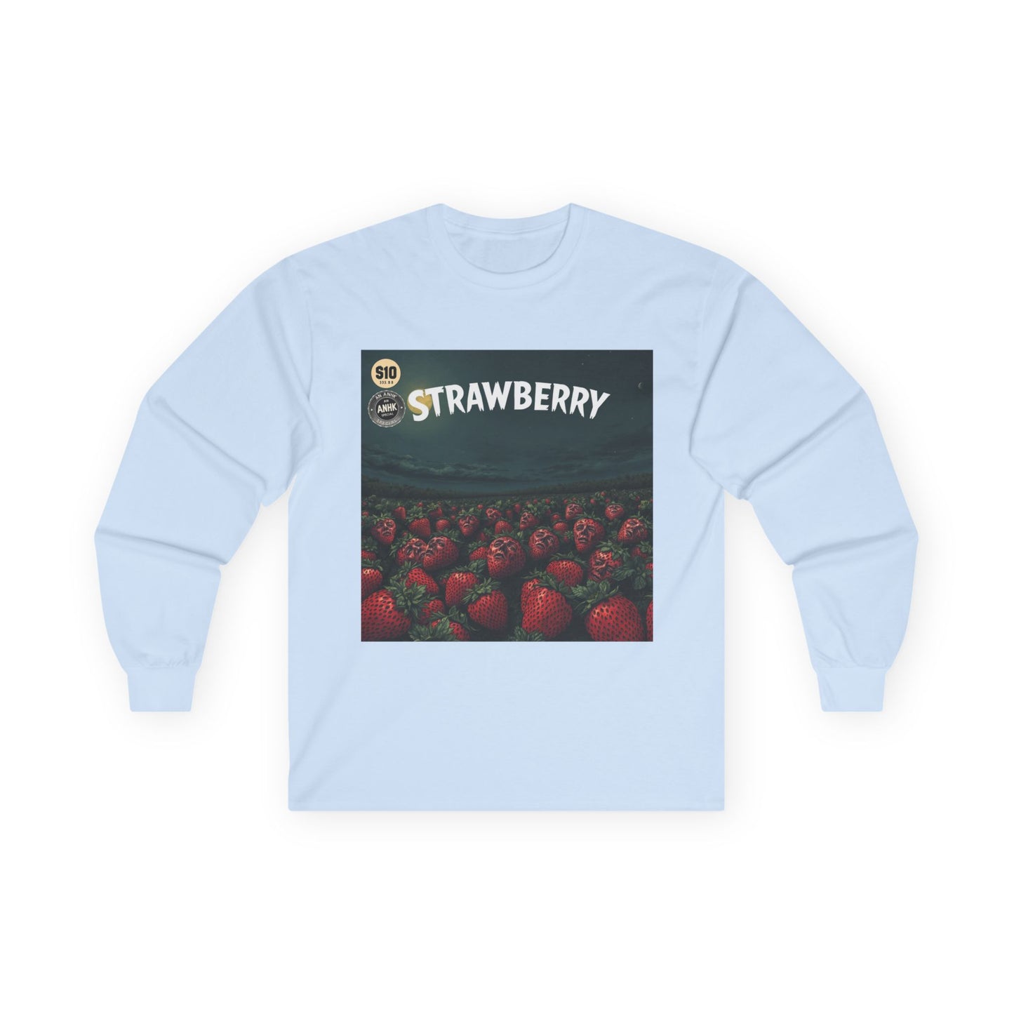 Vintage Comic Cover Fatal Strawberry Fields Unisex Ultra Cotton Long Sleeve Tee
