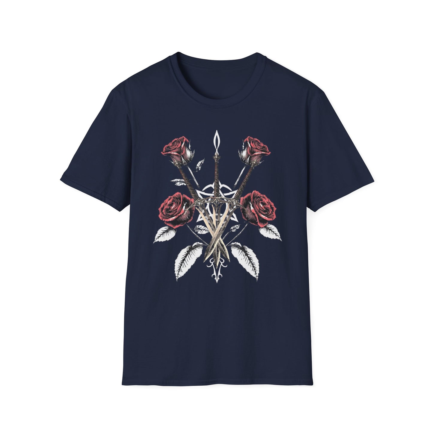 Gothic Y2k Rose & Sword Unisex T-Shirt