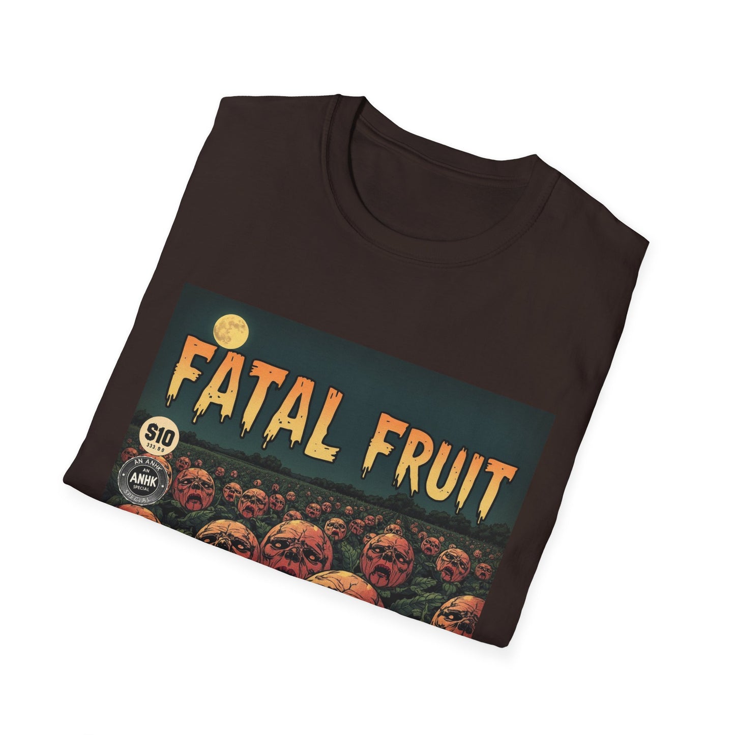 Vintage Comic Cover 'Fatal Fruit' Unisex Softstyle T-Shirt