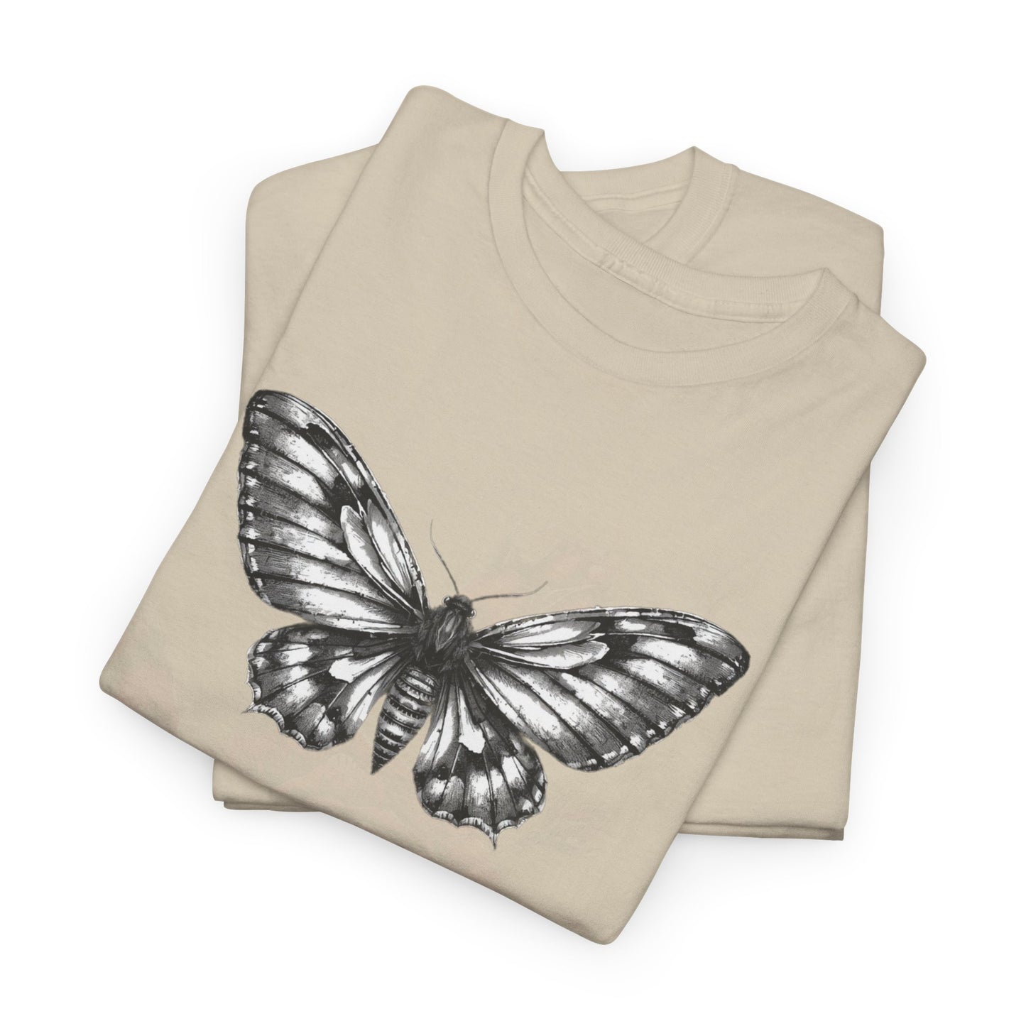 Gothic Y2k Butterfly Graphic Unisex Heavy Cotton Tee
