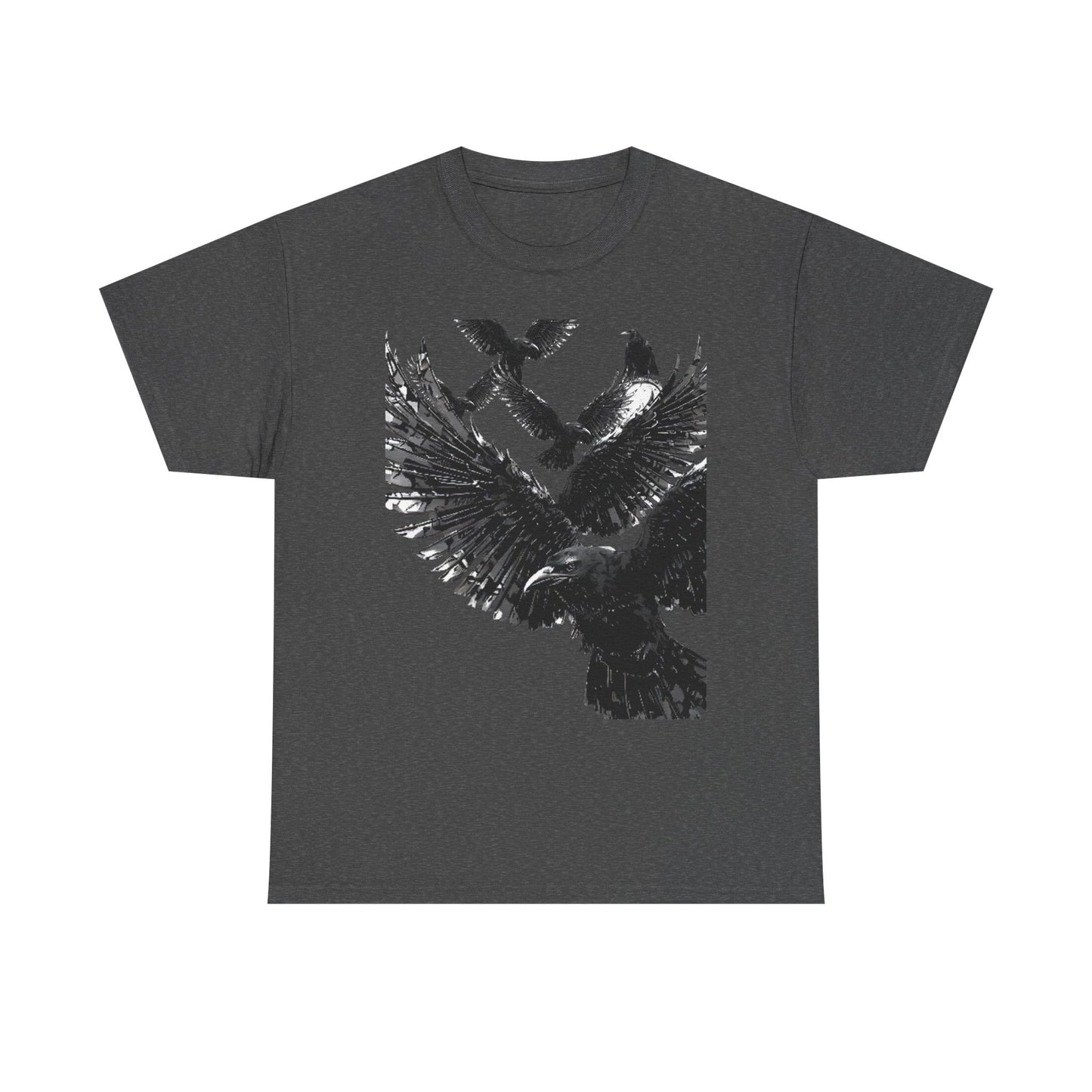 Gothic Raven Crow Graphic Tee