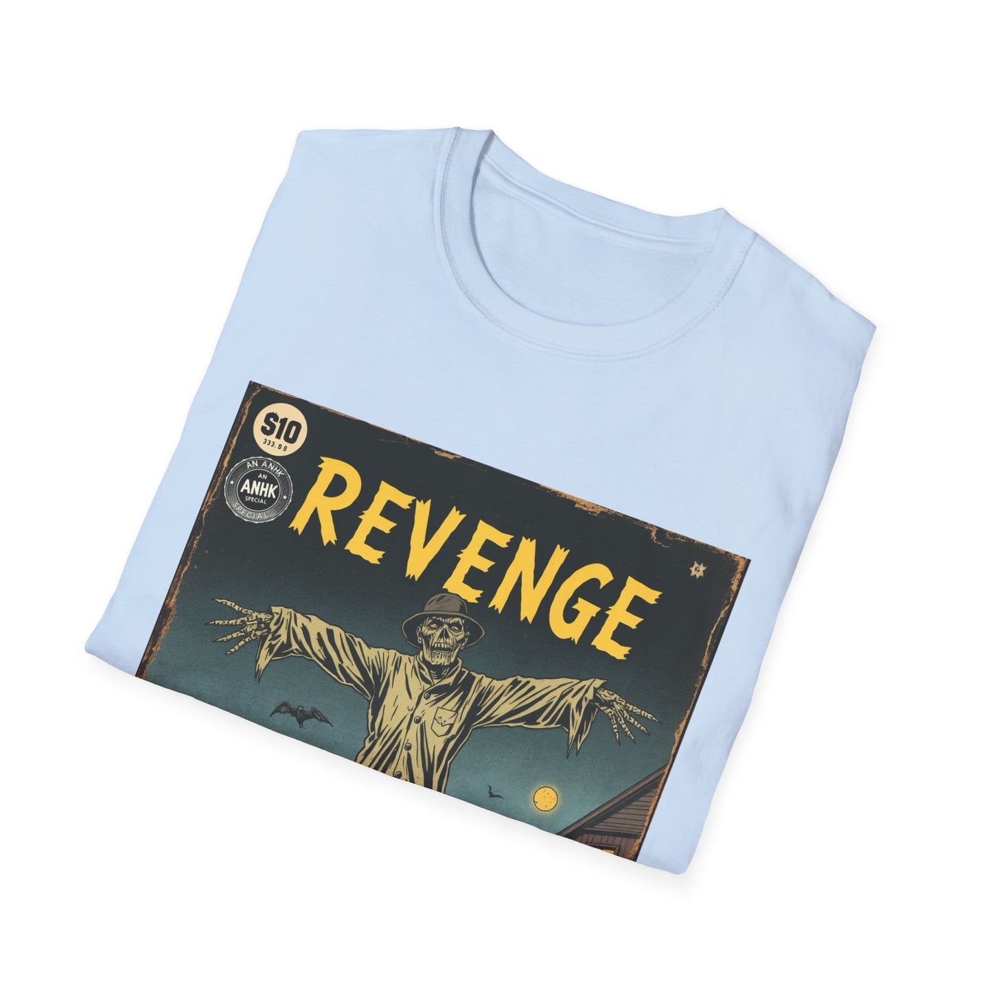 Vintage Comic Cover 'Scarecrow Revenge' T-Shirt