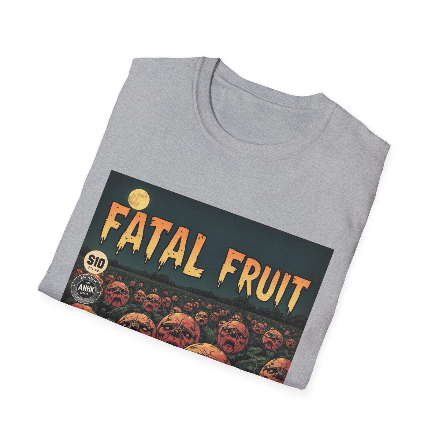 Vintage Comic Cover 'Fatal Fruit' Unisex Softstyle T-Shirt