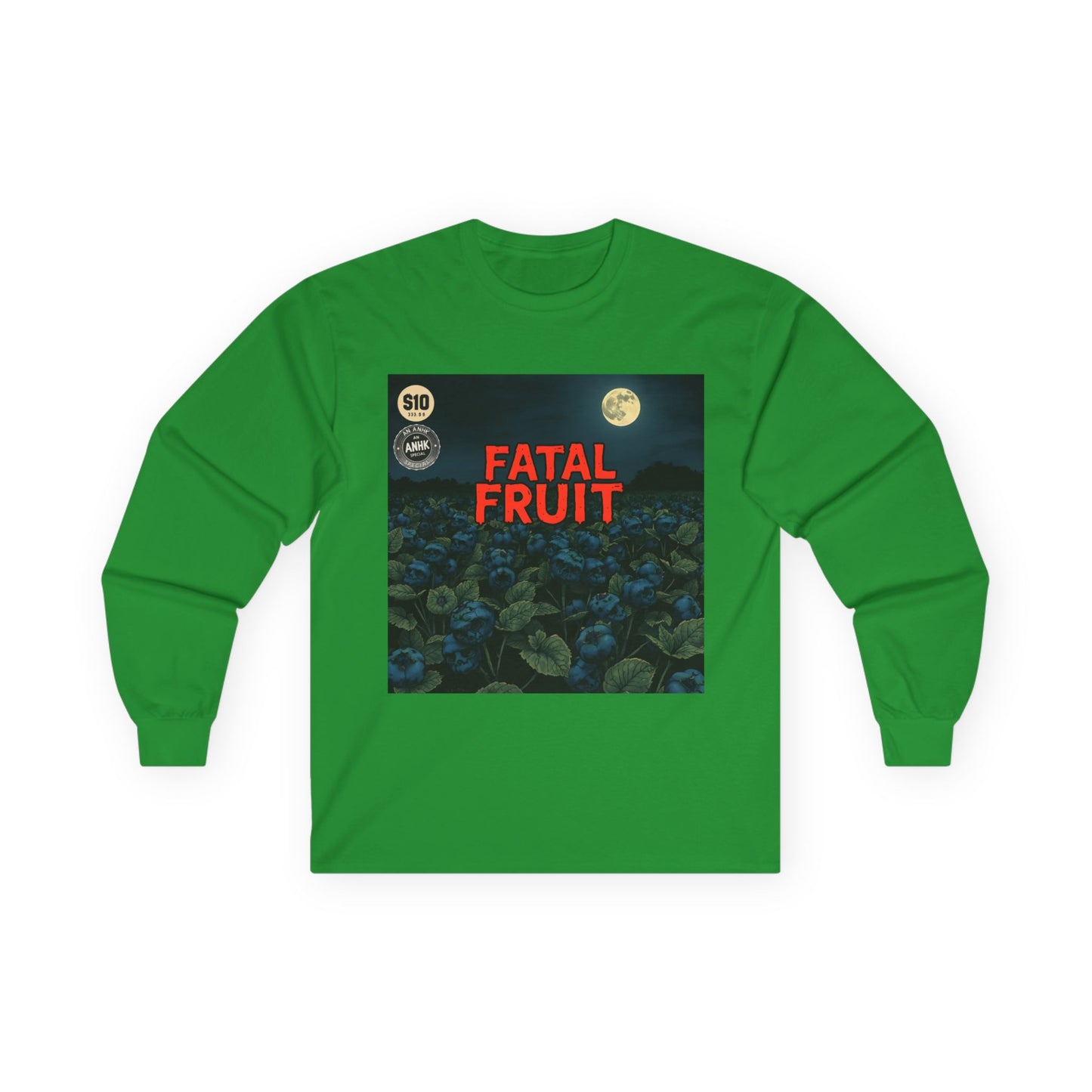 Fatal Fruit Long Sleeve Tee | Unisex Cotton T-Shirt for Casual Wear