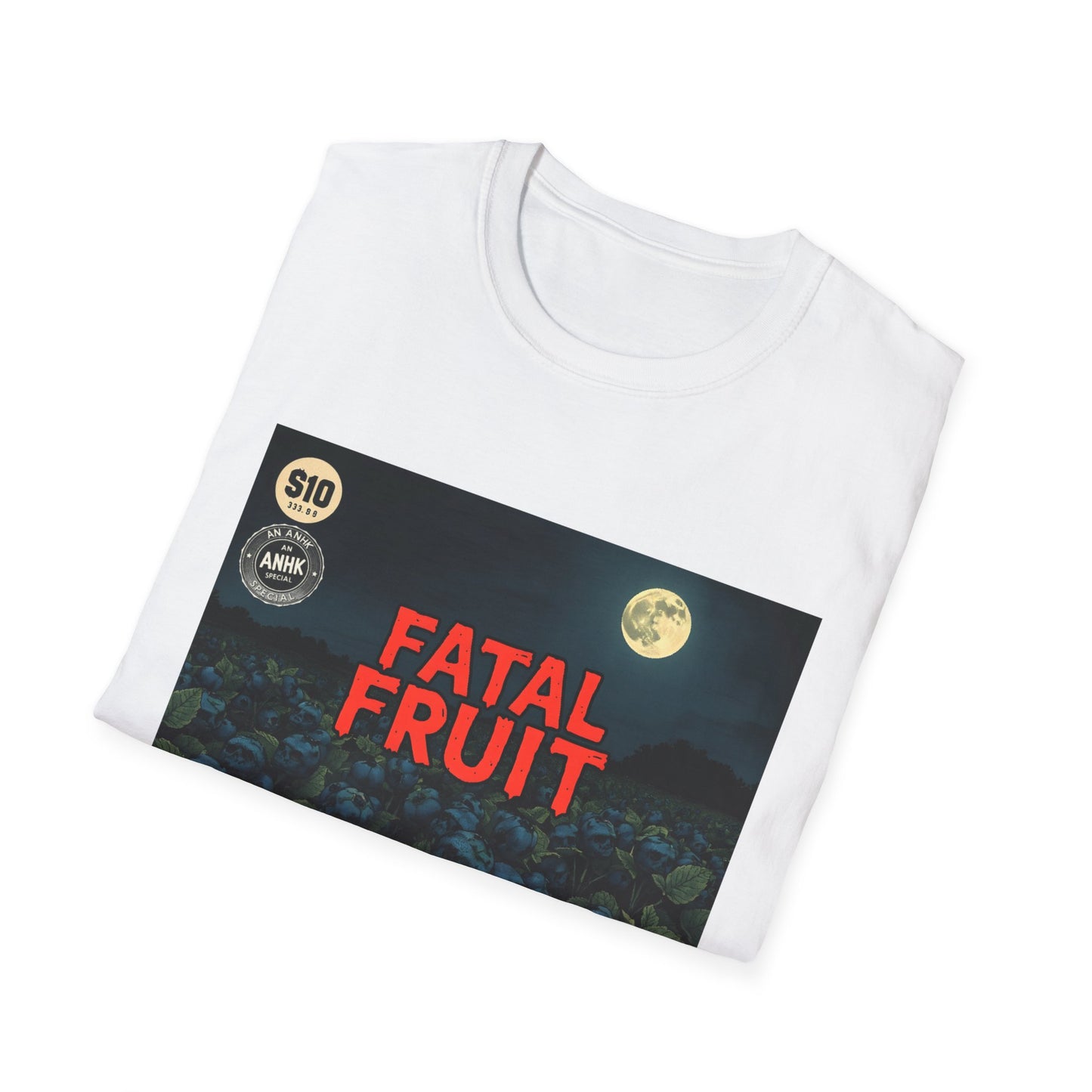 Vintage Comic Cover 'Fatal Fruit' Unisex Softstyle T-Shirt