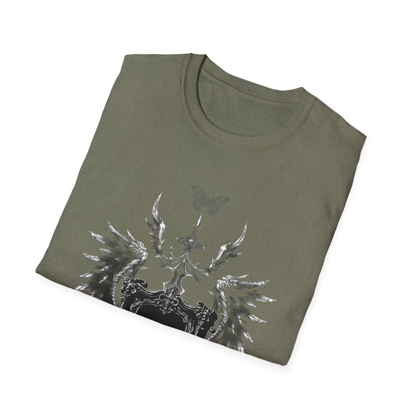 Gothic Angel Wings T-Shirt, Unisex Graphic Tee