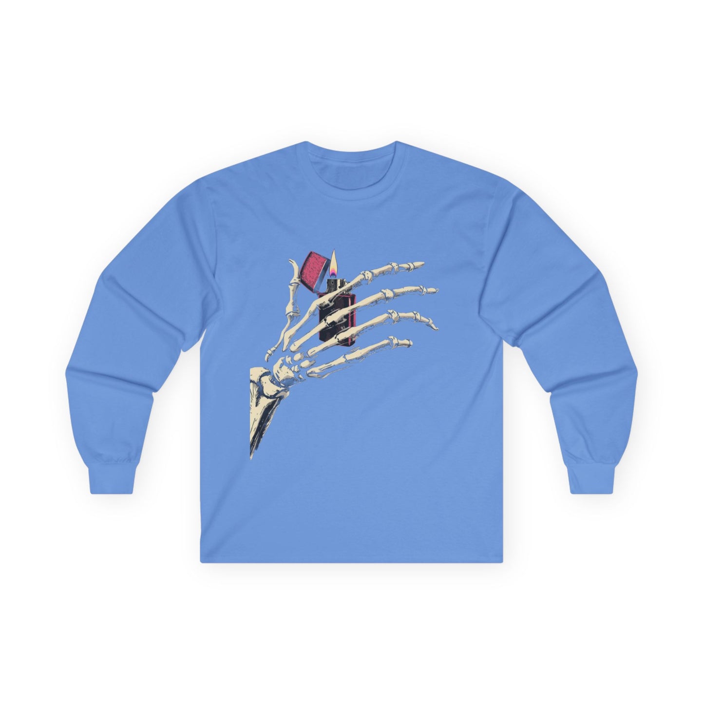 Skelly Goth Skeleton Hand Long Sleeve Tee