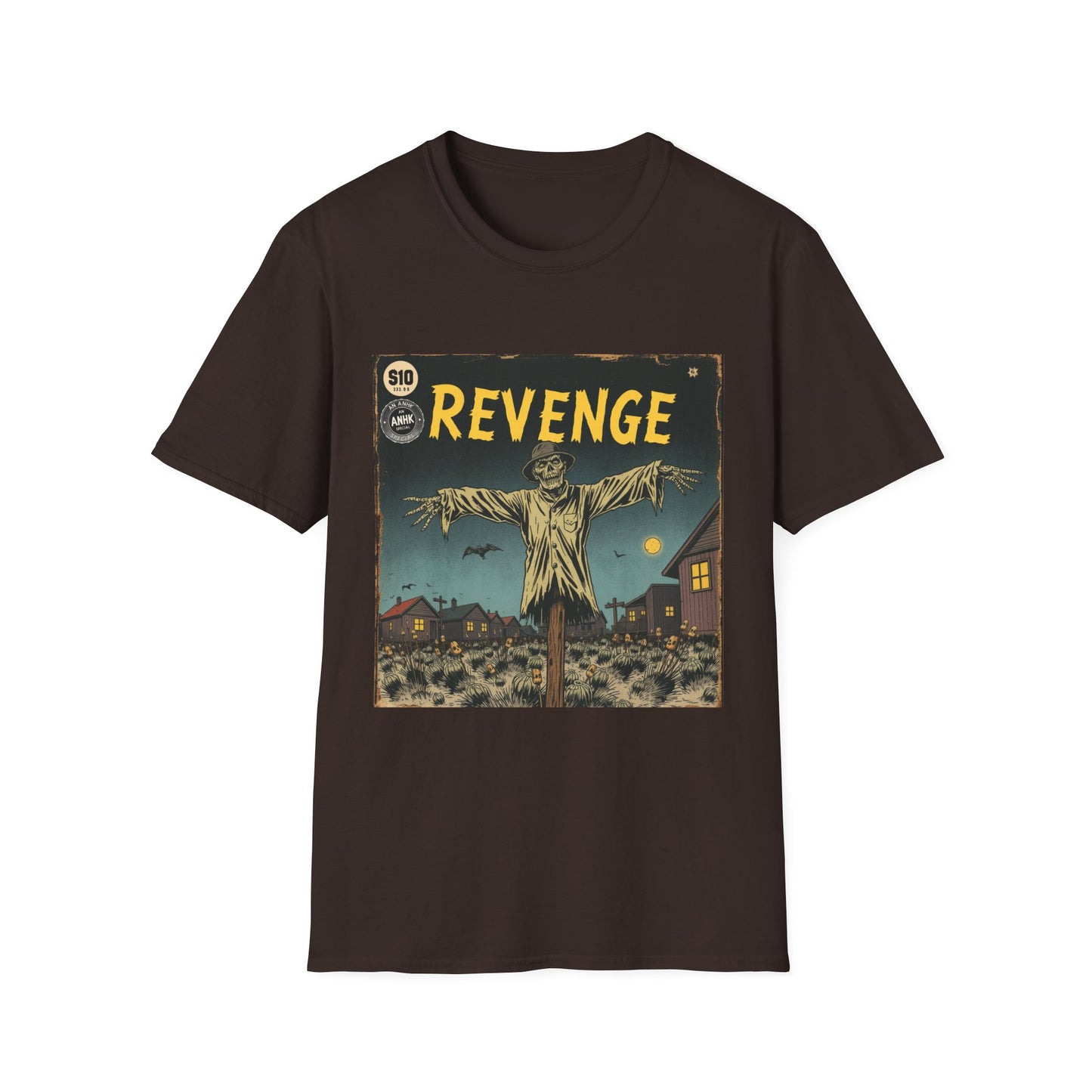 Vintage Comic Cover 'Scarecrow Revenge' T-Shirt
