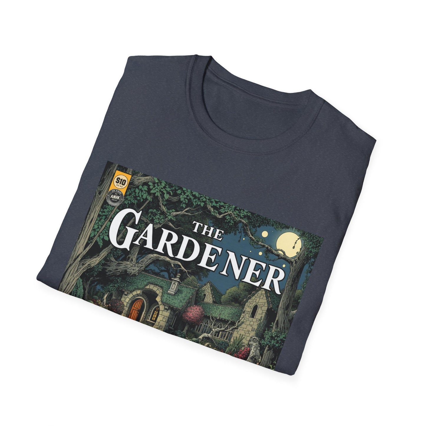 Vintage Comic Cover 'The Gardener' Unisex Softstyle T-Shirt