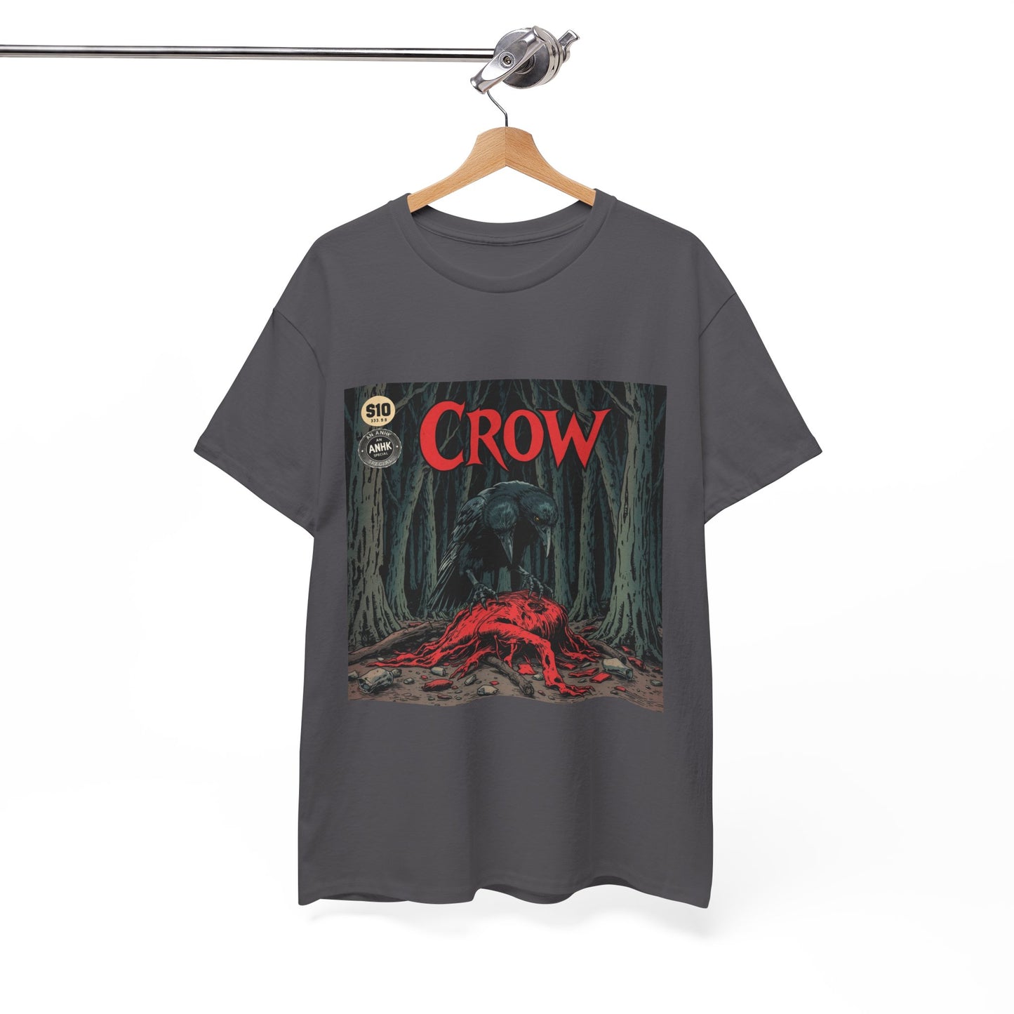 Vintage Comic Cover Crow Graphic Tee
