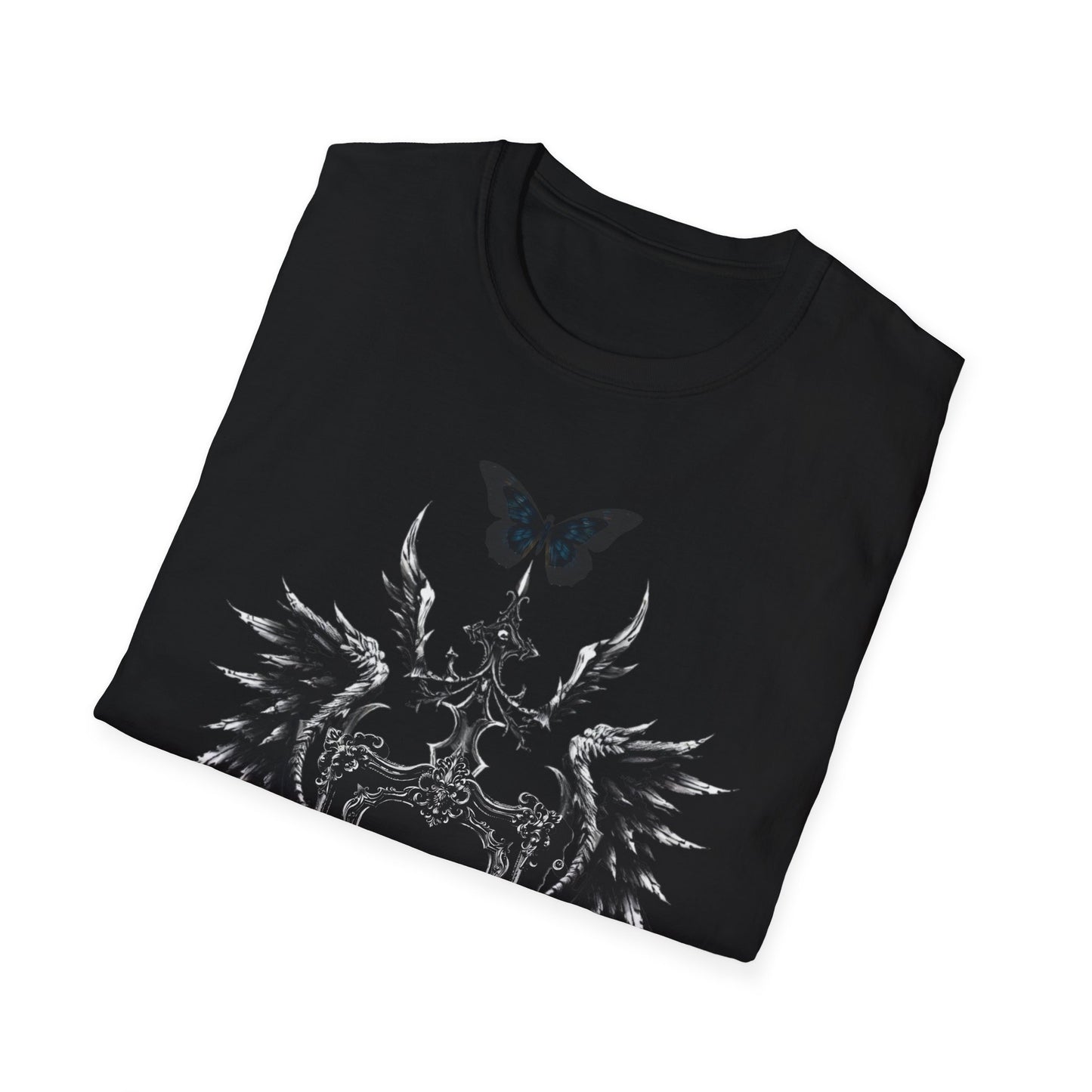 Gothic Angel Wings T-Shirt, Unisex Graphic Tee