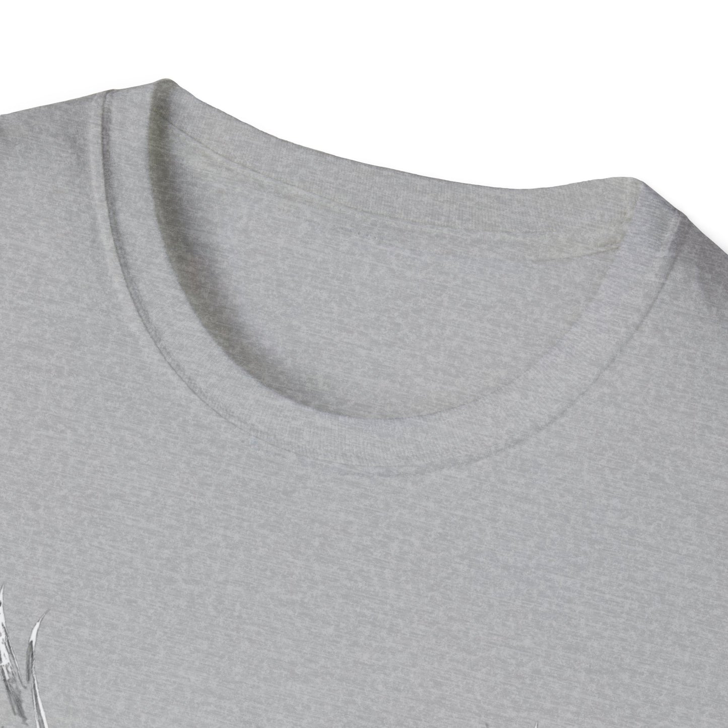 Gothic Y2k Unisex Softstyle T-Shirt with Edgy Sword Design