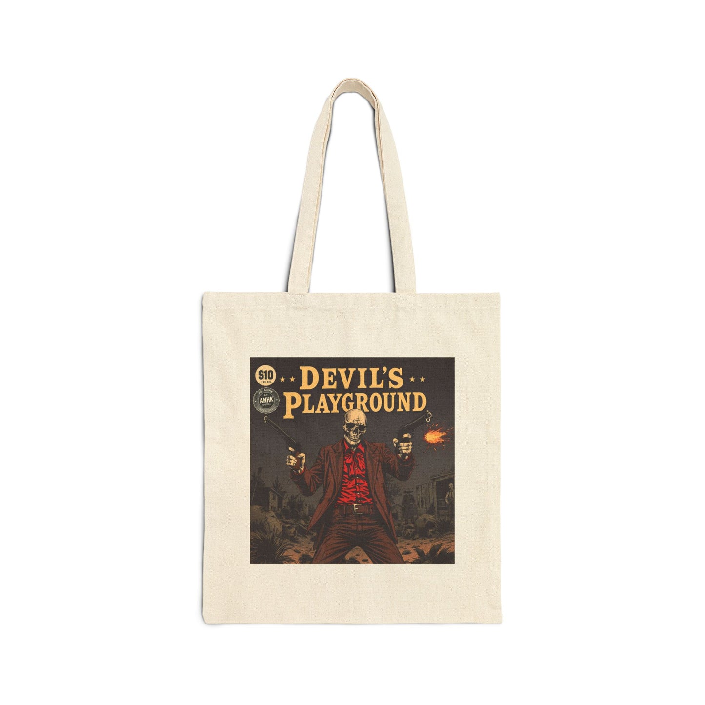 Canvas Tote Bag Dark Fantasy Devil's Playground Tote Bag