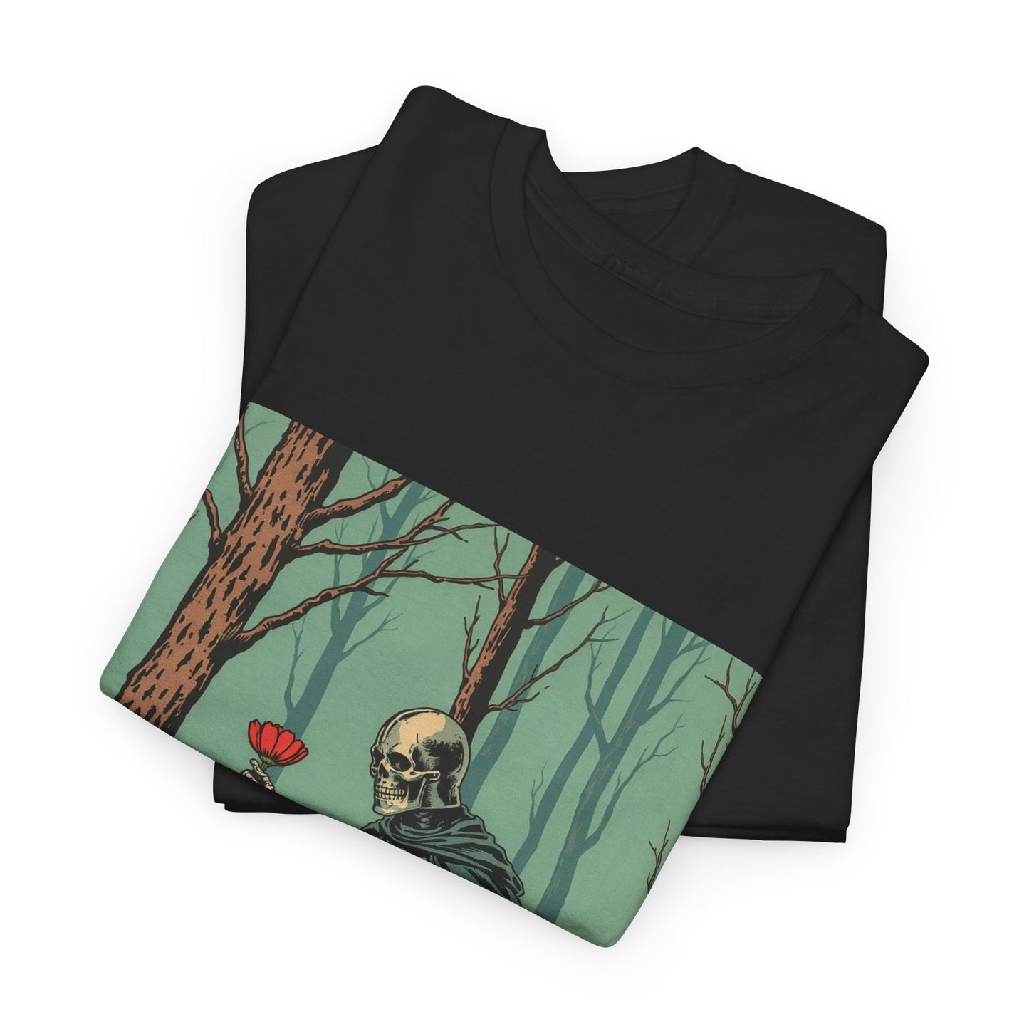 Skeleton in the Woods Unisex Heavy Cotton T-Shirt
