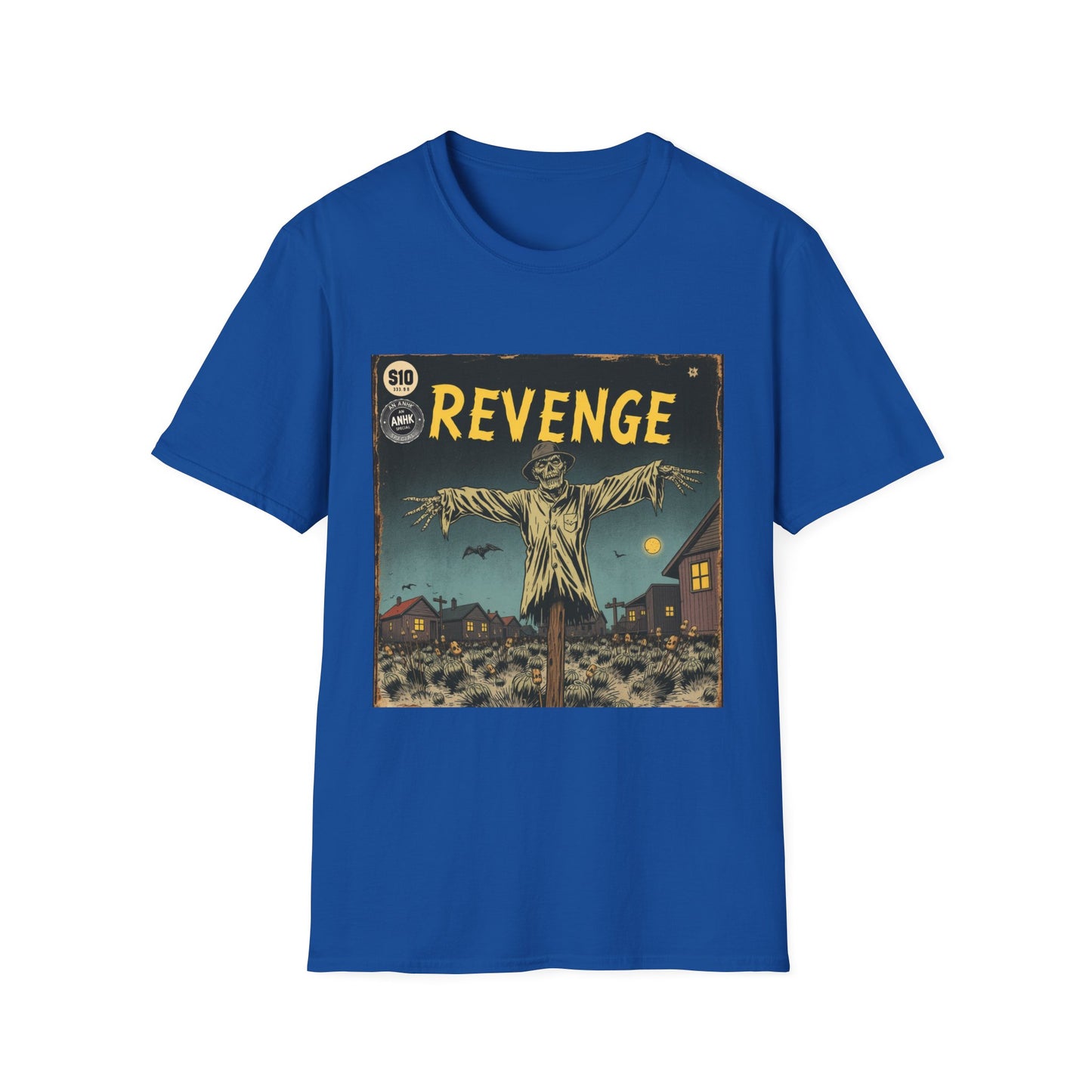 Vintage Comic Cover 'Scarecrow Revenge' T-Shirt