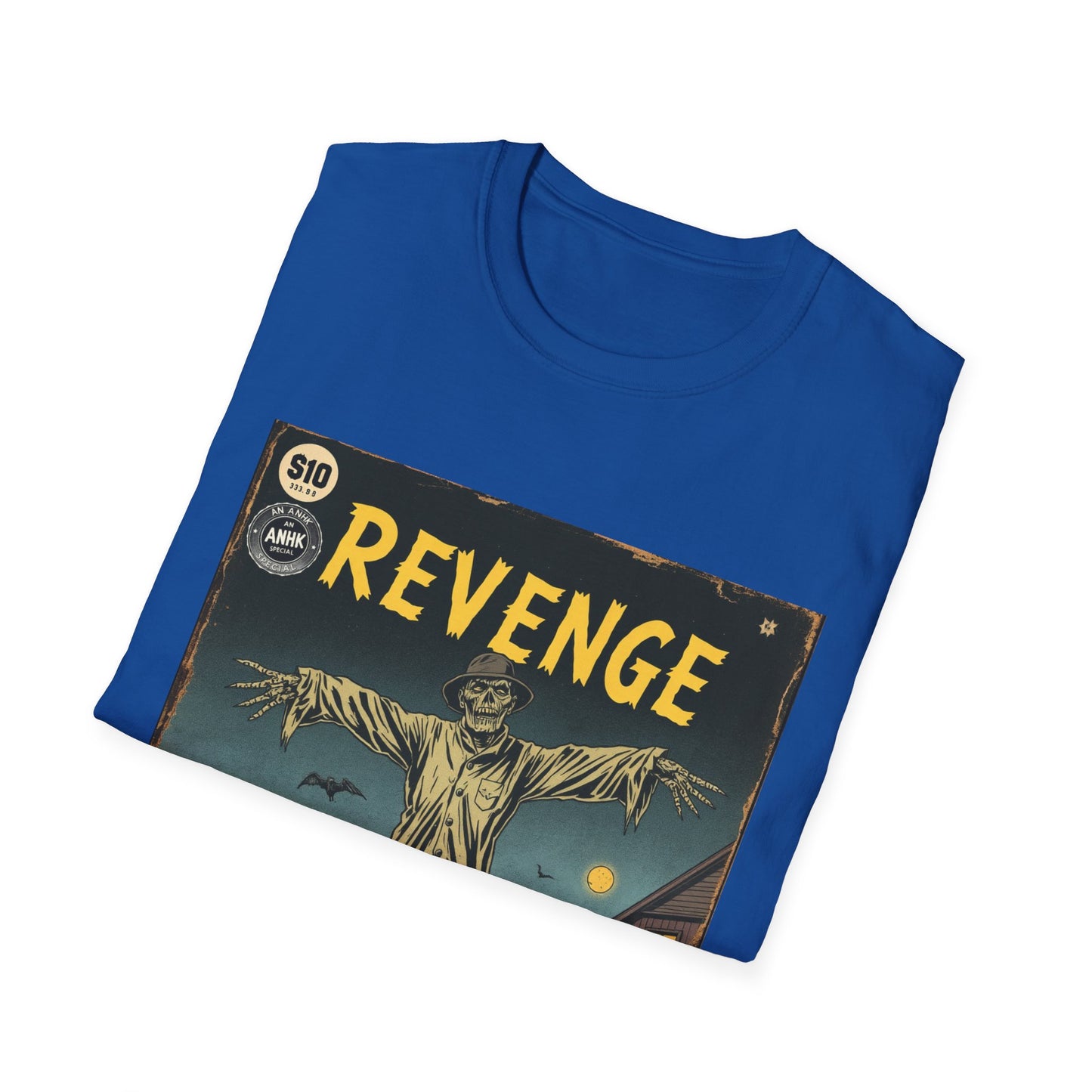 Vintage Comic Cover 'Scarecrow Revenge' T-Shirt