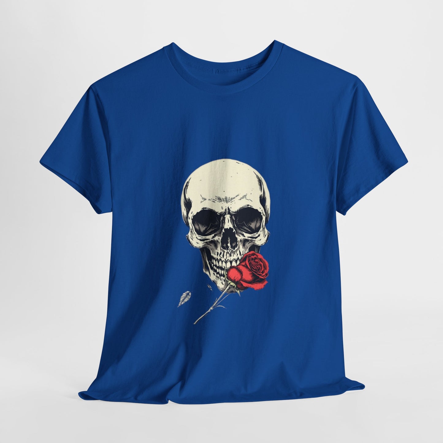 Gothic Y2k Skull Rose Unisex Tee