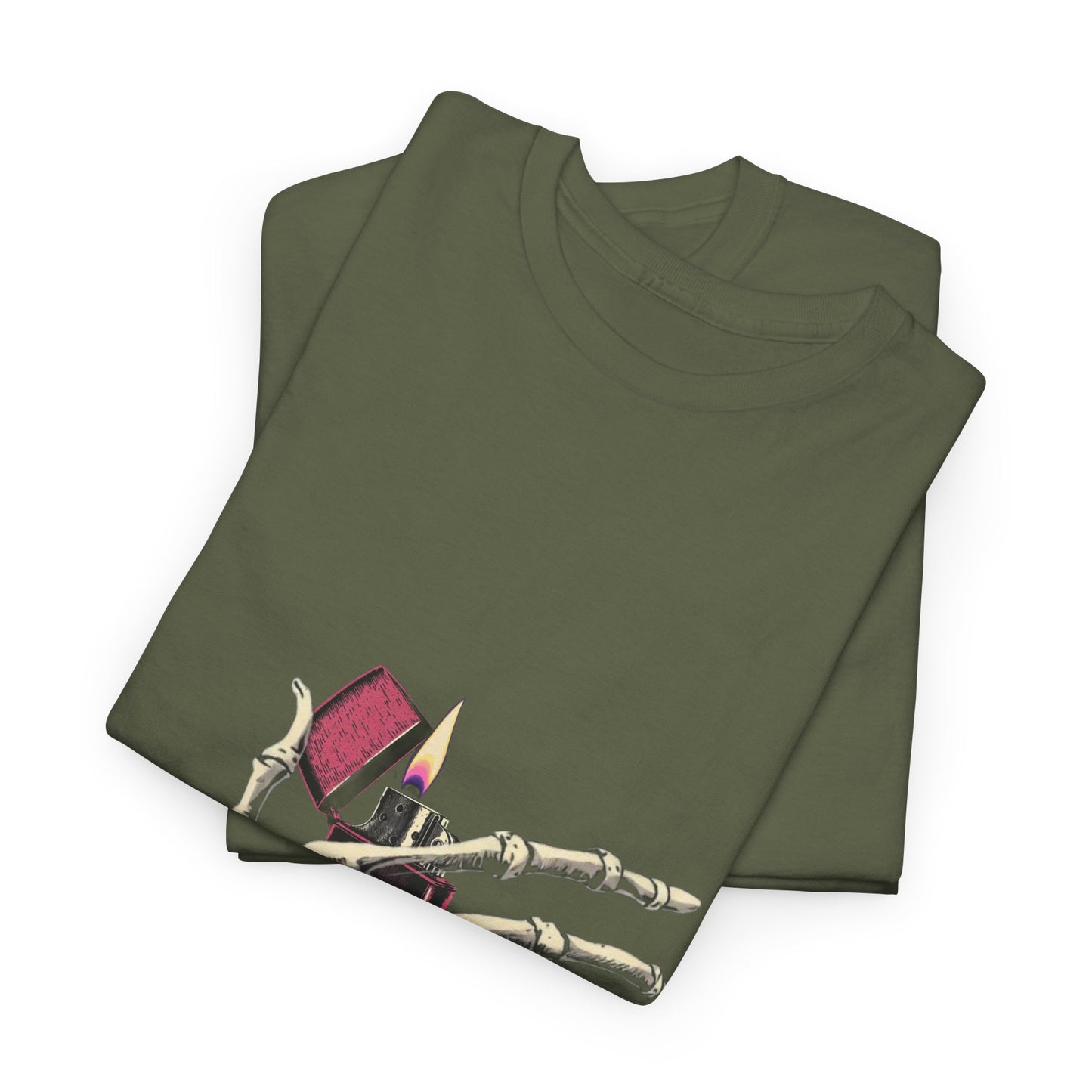 Skelly Goth Lighter Heavy Cotton Tee