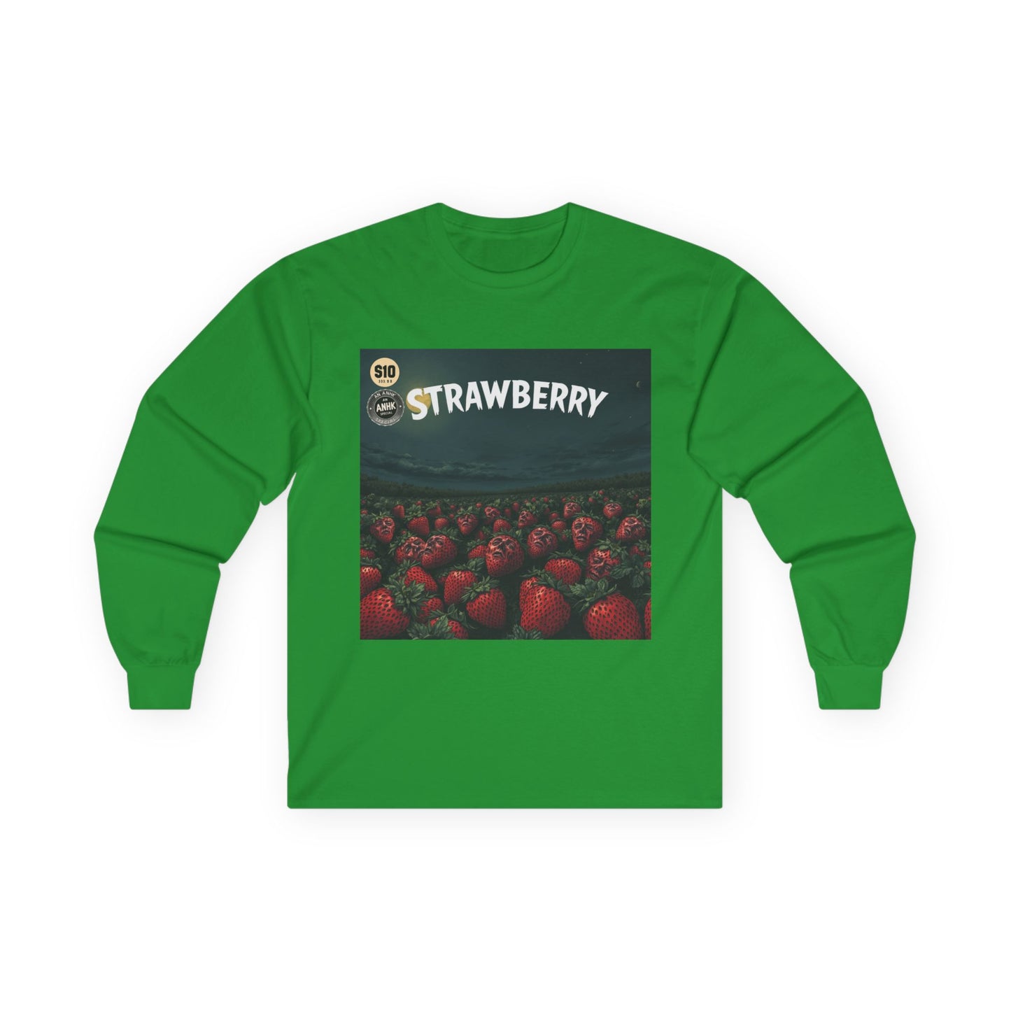 Vintage Comic Cover Fatal Strawberry Fields Unisex Ultra Cotton Long Sleeve Tee