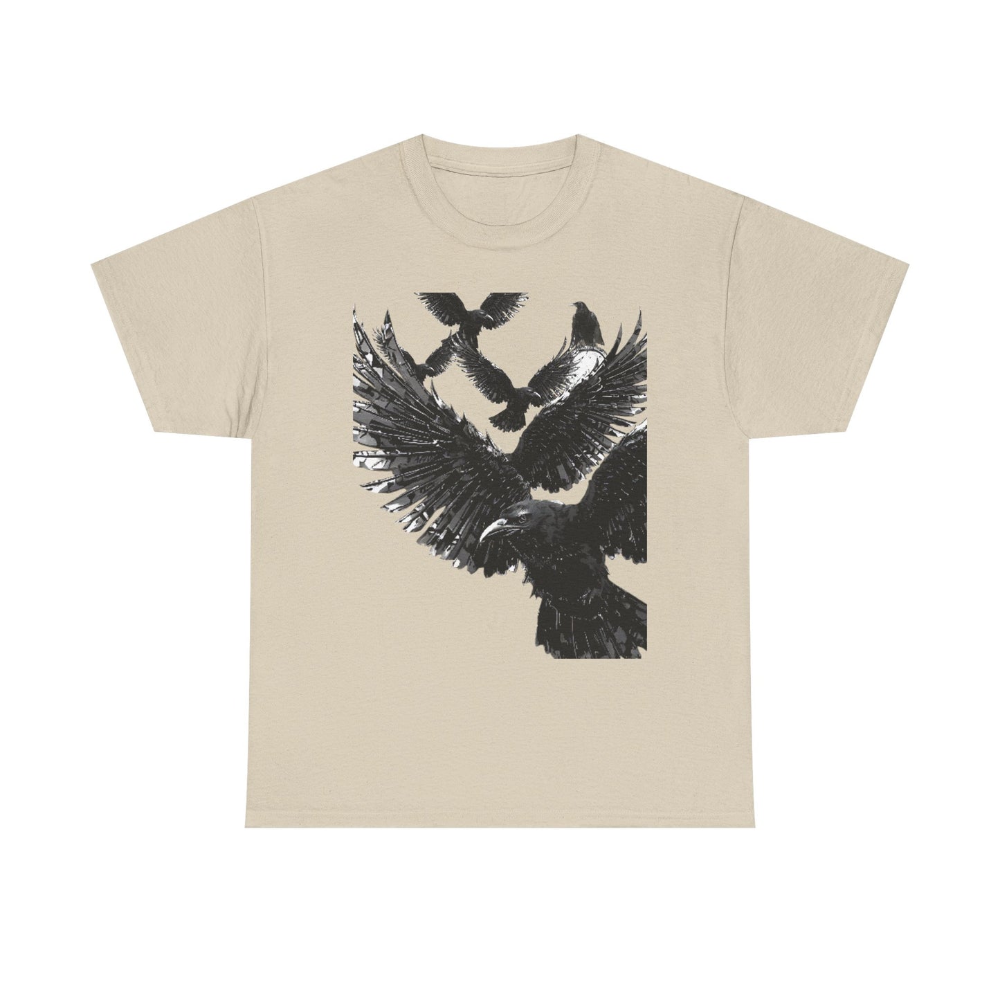Gothic Raven Crow Graphic Tee