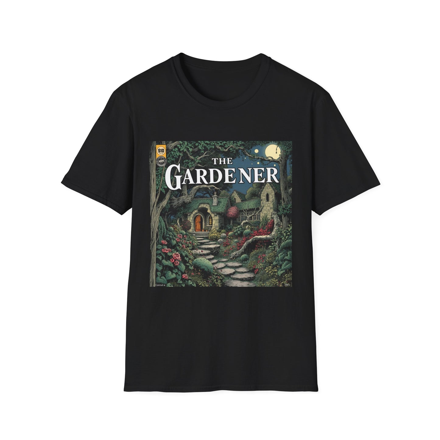 Vintage Comic Cover 'The Gardener' Unisex Softstyle T-Shirt