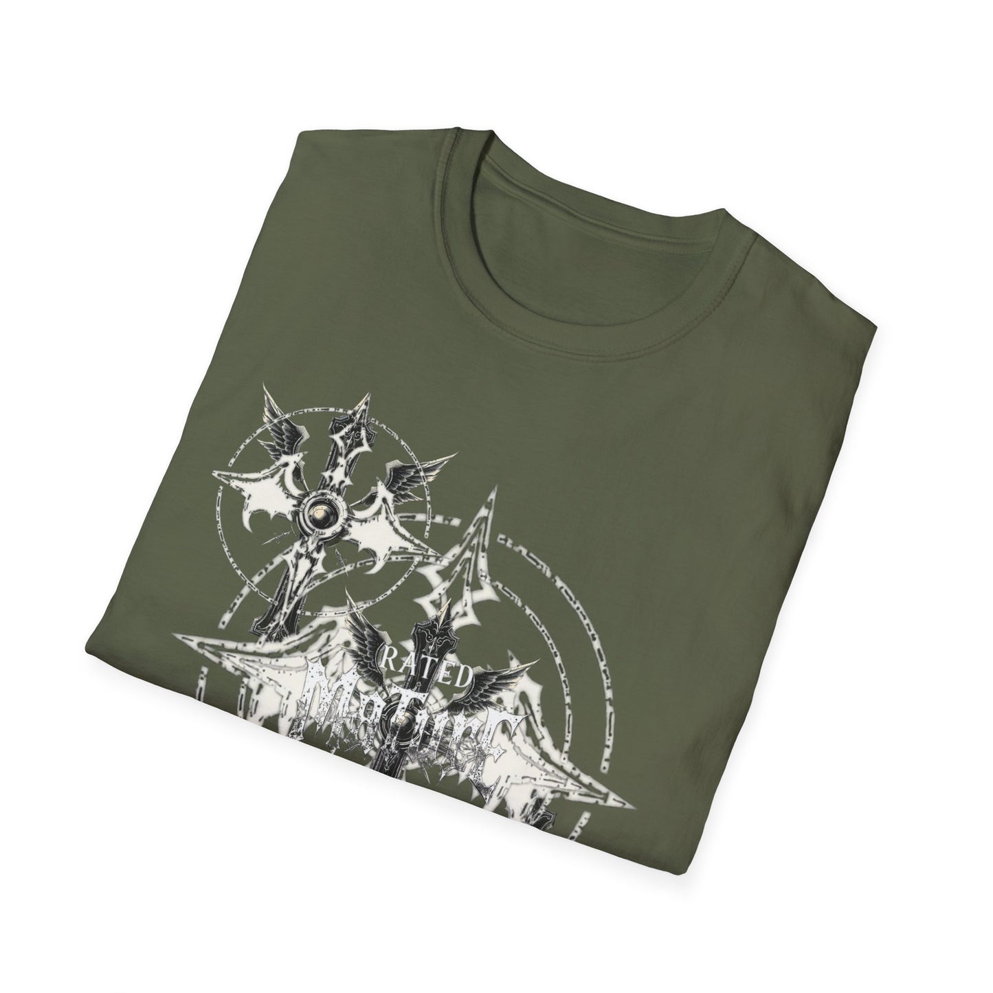 Gothic Y2k Graphic Unisex Softstyle T-Shirt
