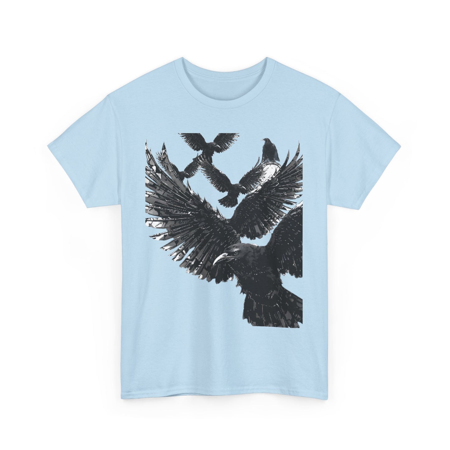 Gothic Raven Crow Graphic Tee