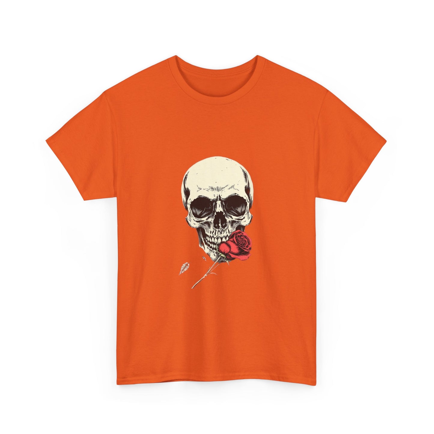 Gothic Y2k Skull Rose Unisex Tee