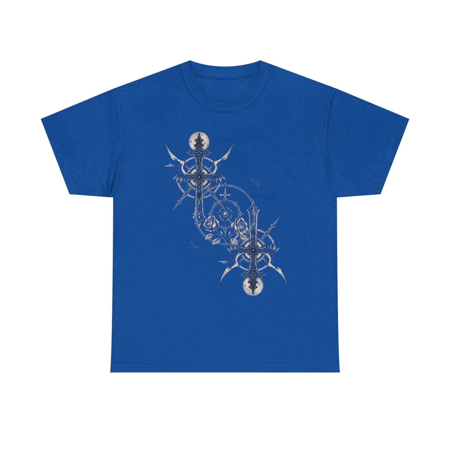 Gothic Y2k Cross Unisex Heavy Cotton Tee