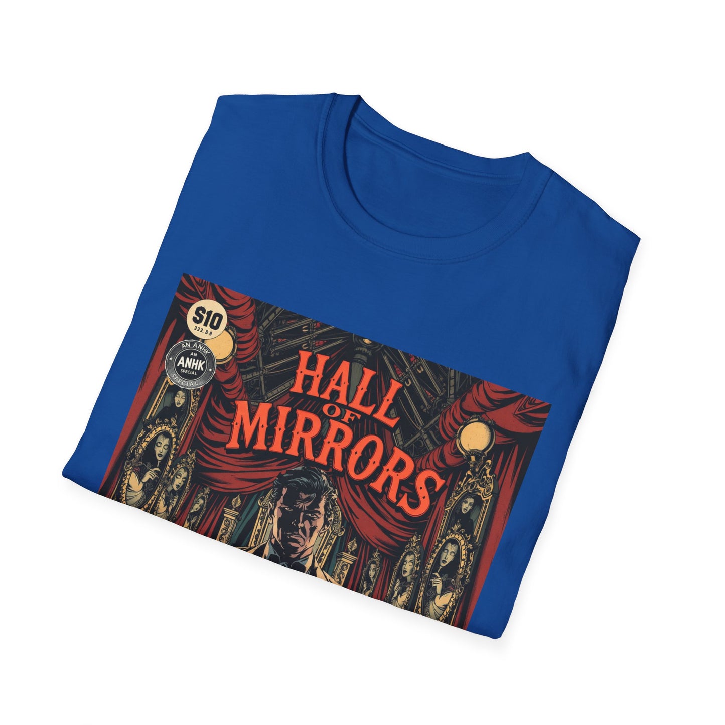 Vintage Comic Cover 'Hall of Mirrors' T-Shirt