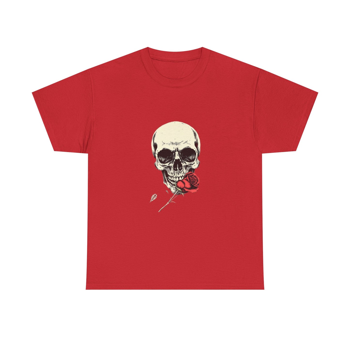 Gothic Y2k Skull Rose Unisex Tee