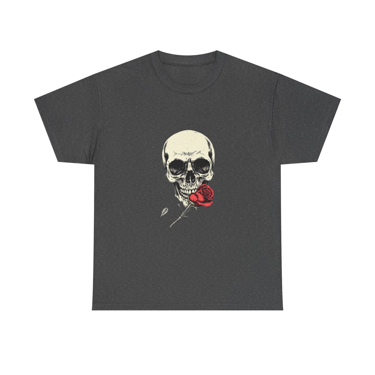 Gothic Y2k Skull Rose Unisex Tee