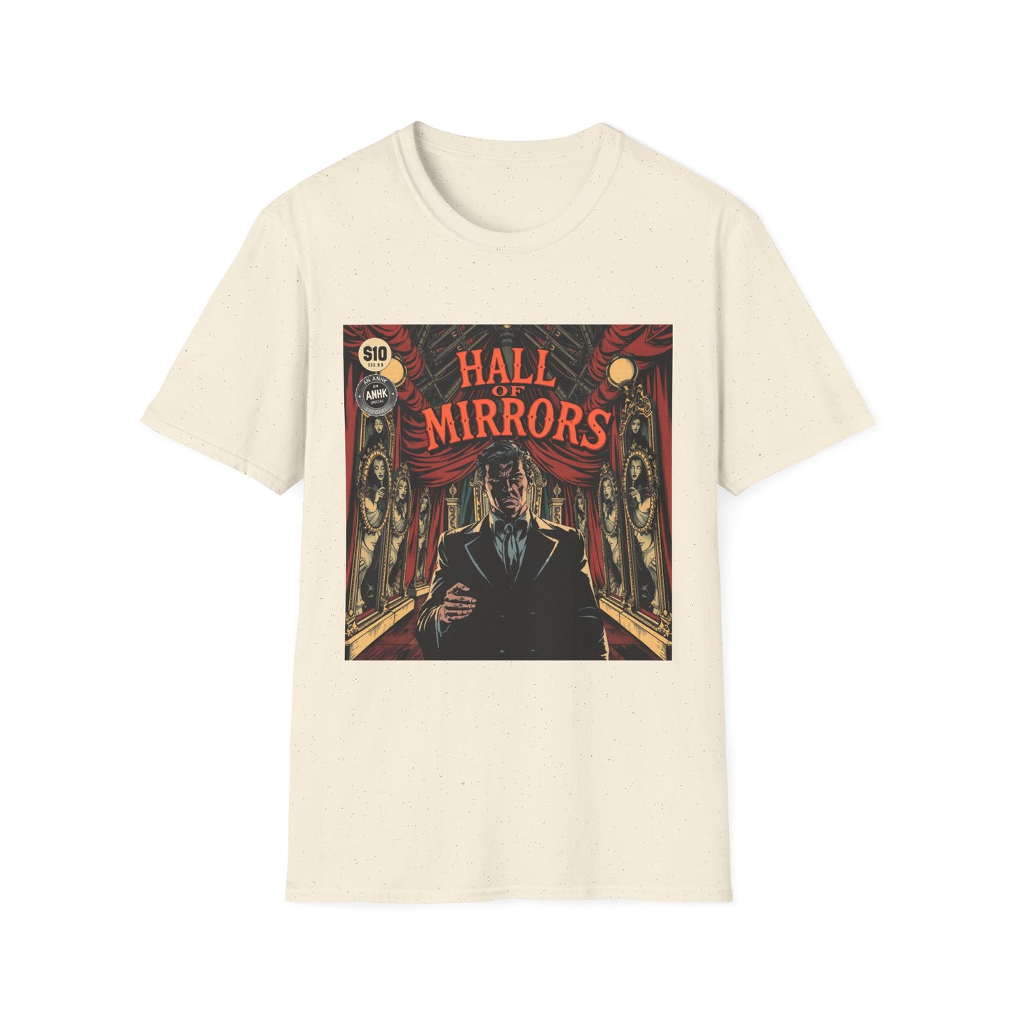 Vintage Comic Cover 'Hall of Mirrors' T-Shirt