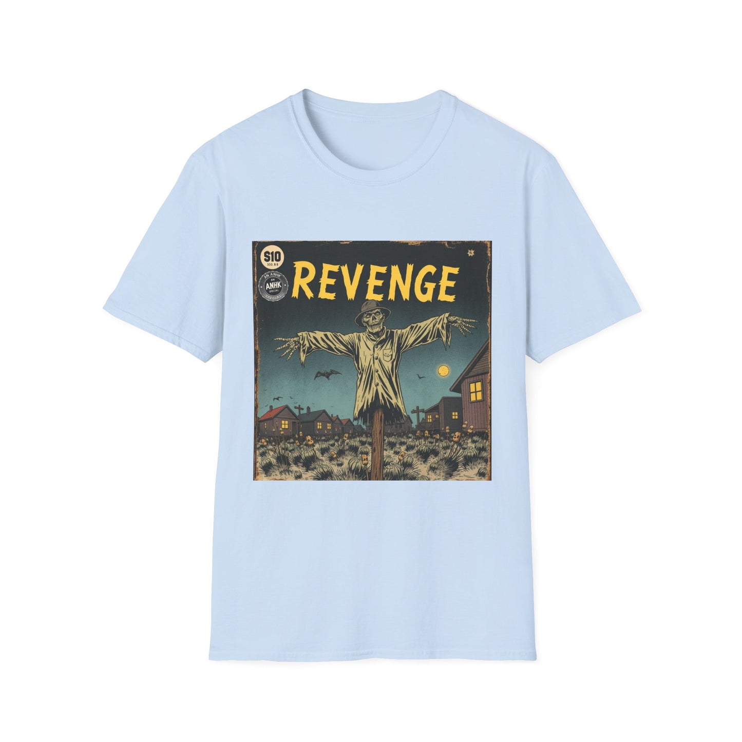 Vintage Comic Cover 'Scarecrow Revenge' T-Shirt