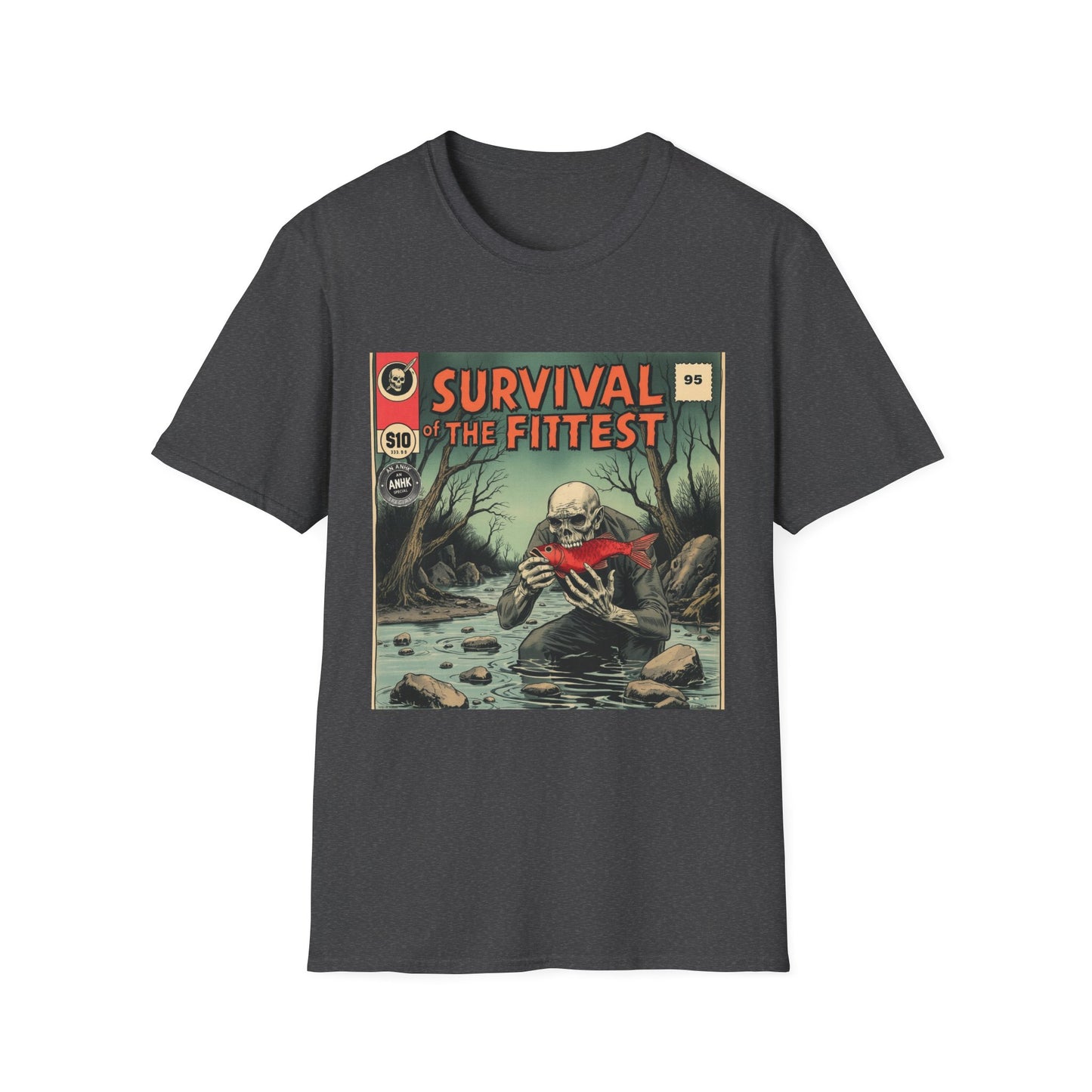 Vintage Comic Cover 'Survival' T-Shirt, Retro Style Tee