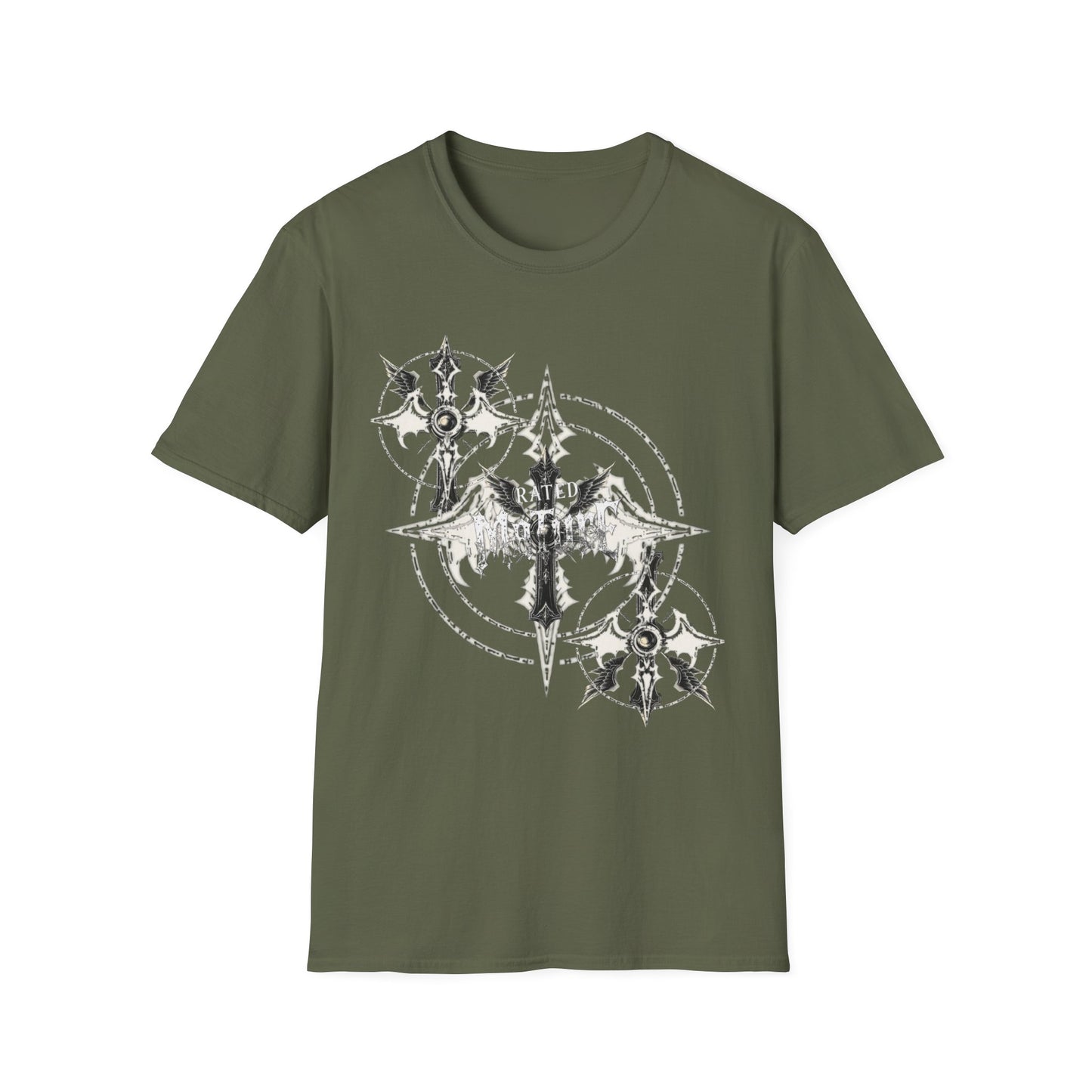 Gothic Y2k Graphic Unisex Softstyle T-Shirt