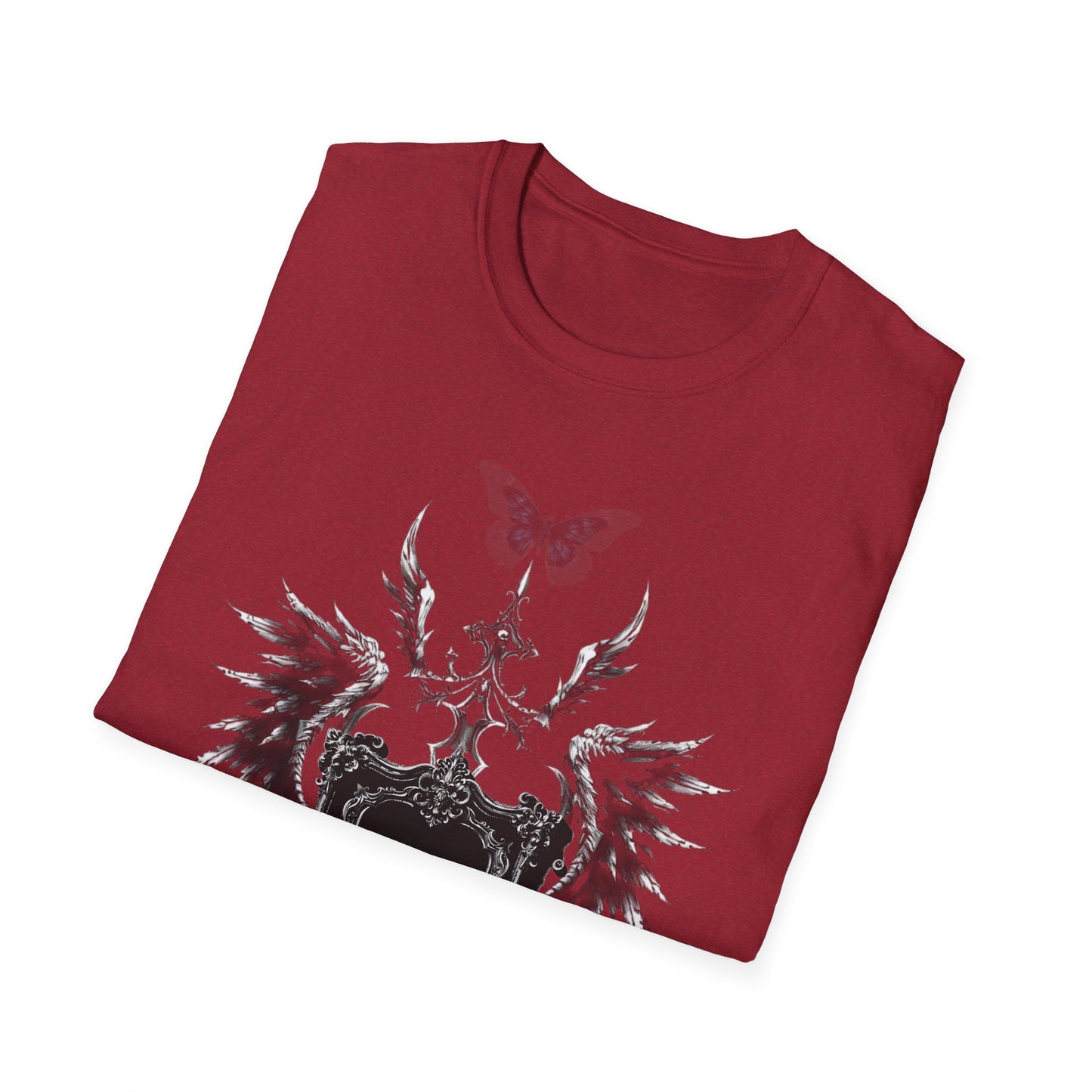 Gothic Angel Wings T-Shirt, Unisex Graphic Tee