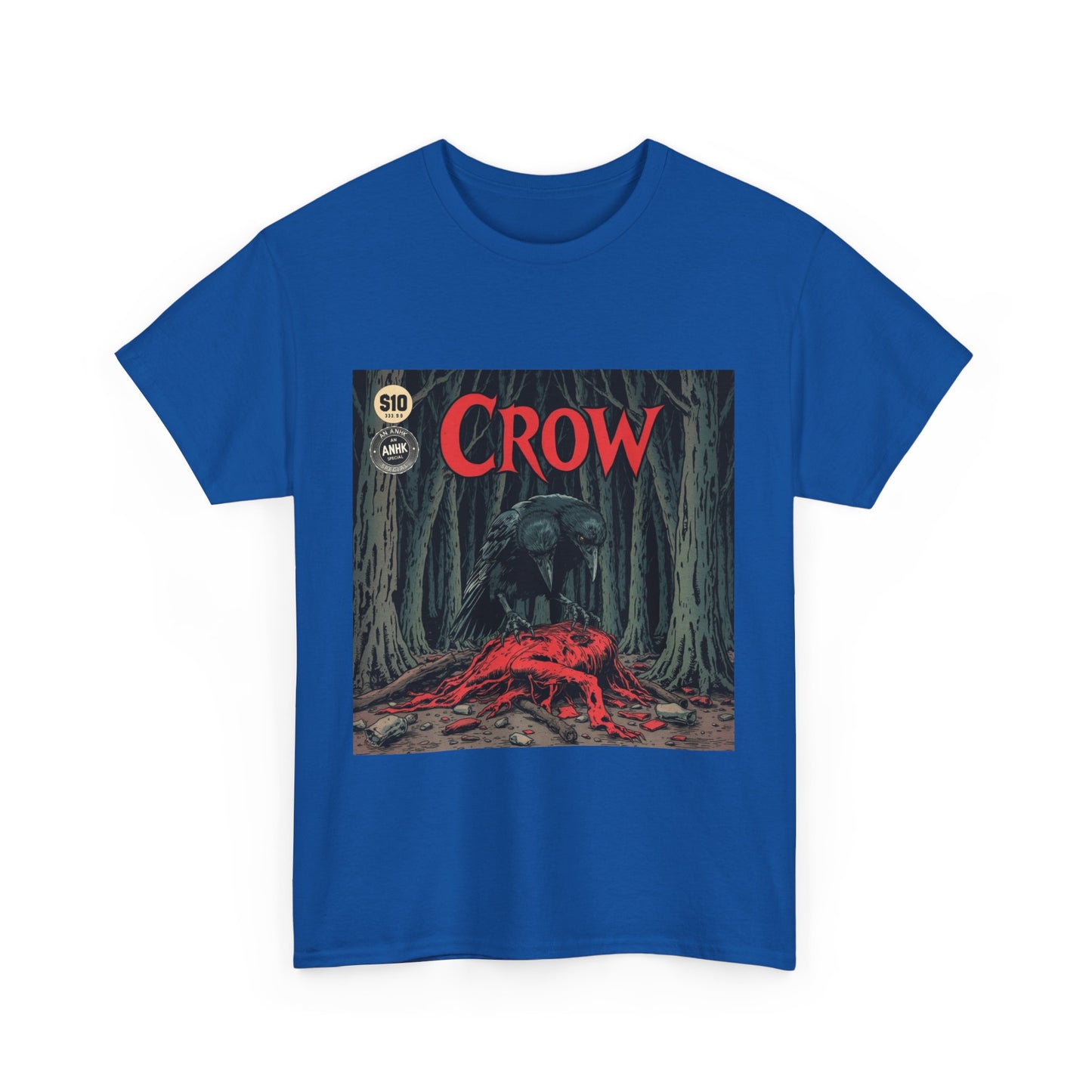 Vintage Comic Cover Crow Graphic Tee