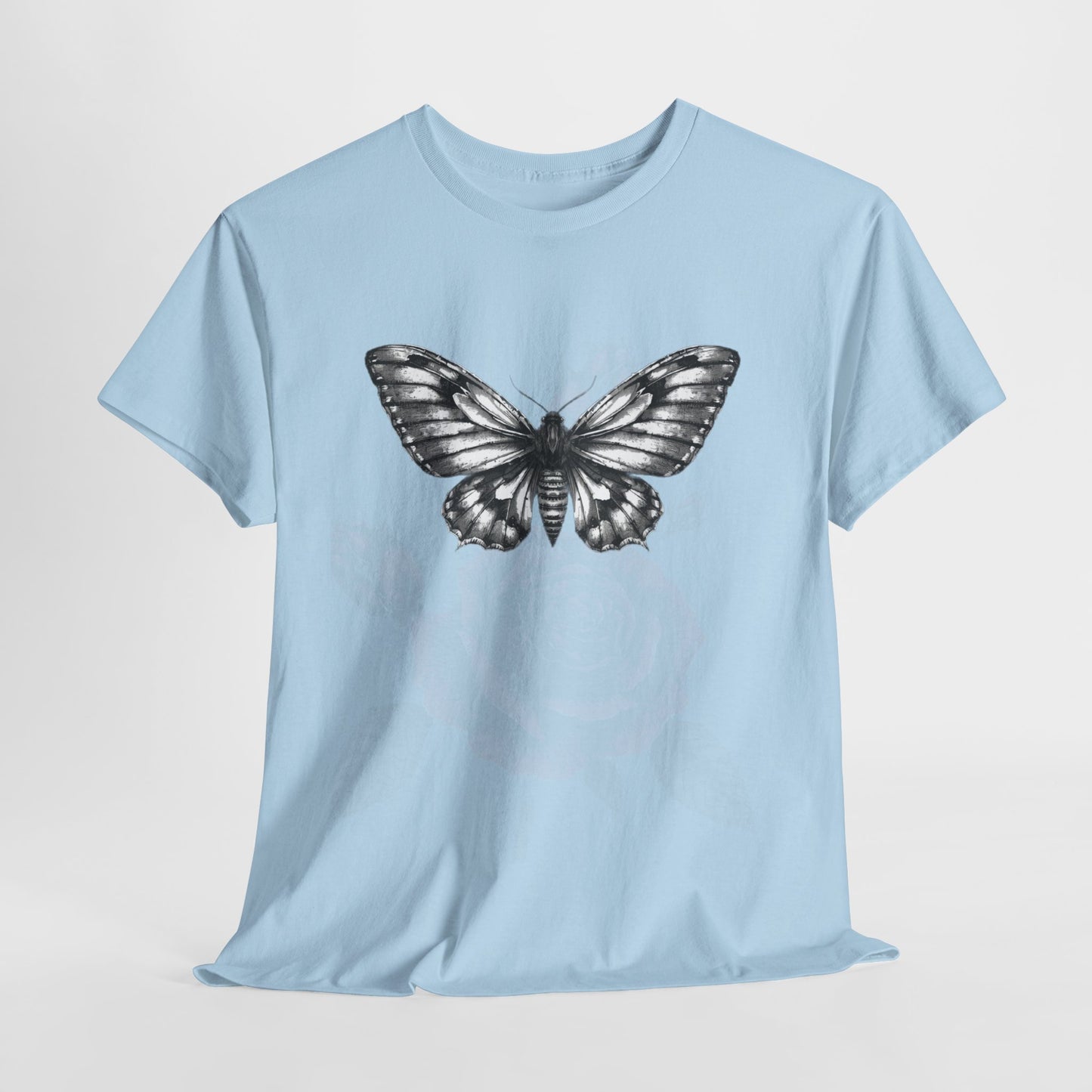 Gothic Y2k Butterfly Graphic Unisex Heavy Cotton Tee
