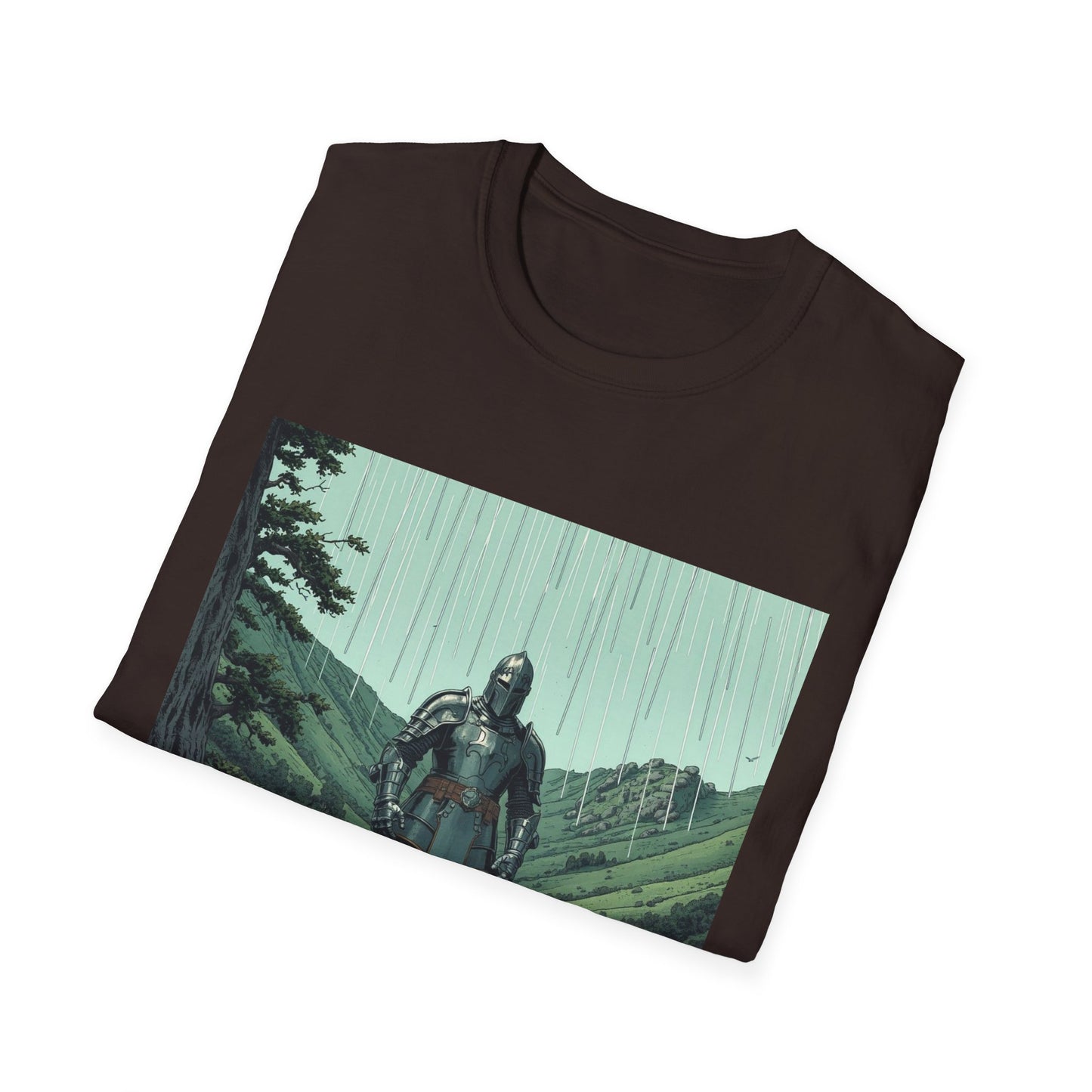 Vintage Comic Cover 'Knight Of Cats' T-Shirt