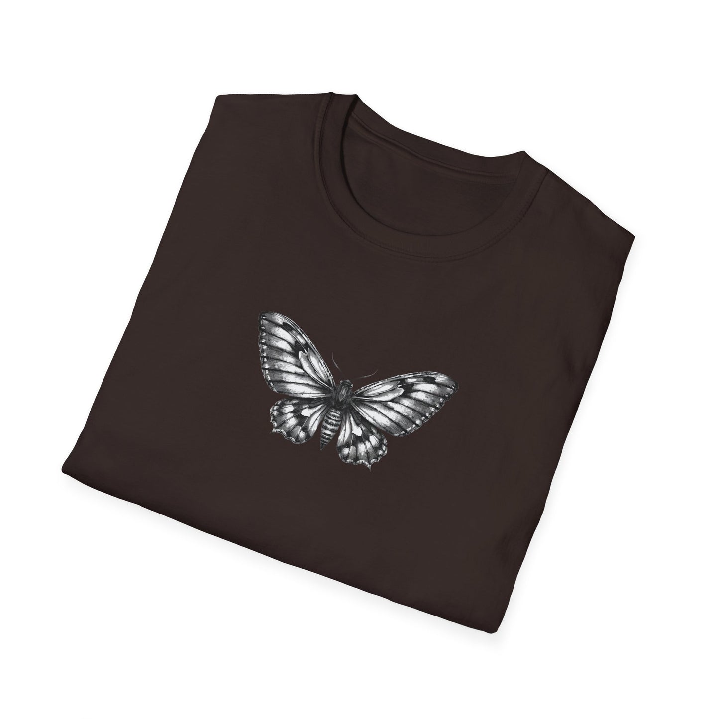 Gothic Y2k Moth Unisex Softstyle T-Shirt