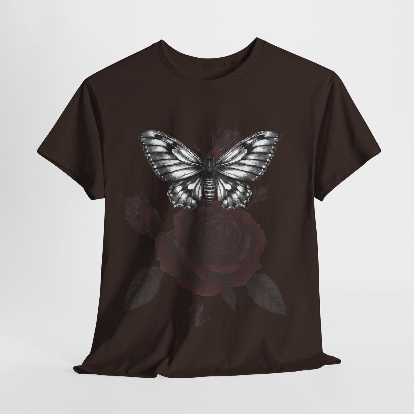 Gothic Y2k Butterfly Graphic Unisex Heavy Cotton Tee