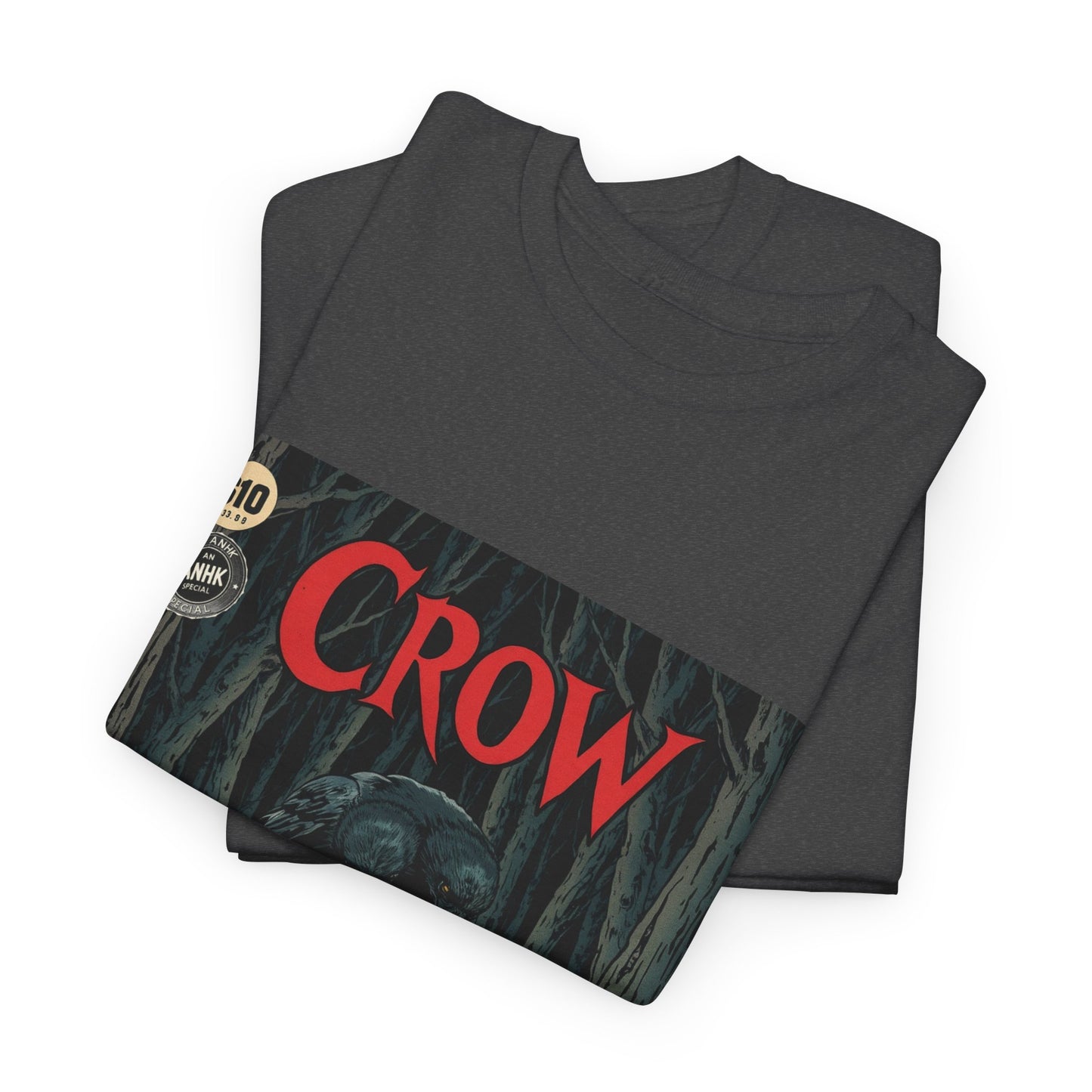Vintage Comic Cover Crow Graphic Tee