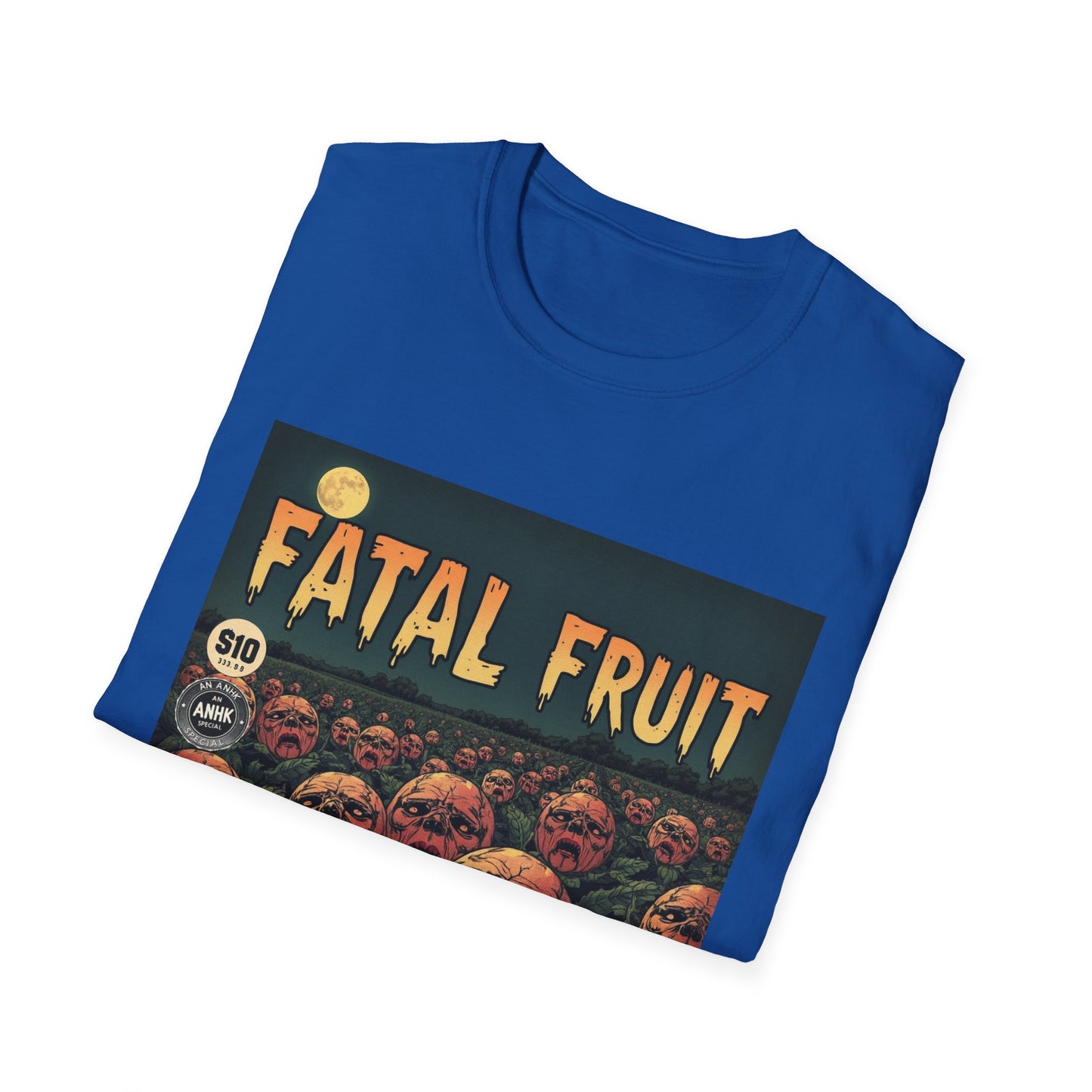 Vintage Comic Cover 'Fatal Fruit' Unisex Softstyle T-Shirt